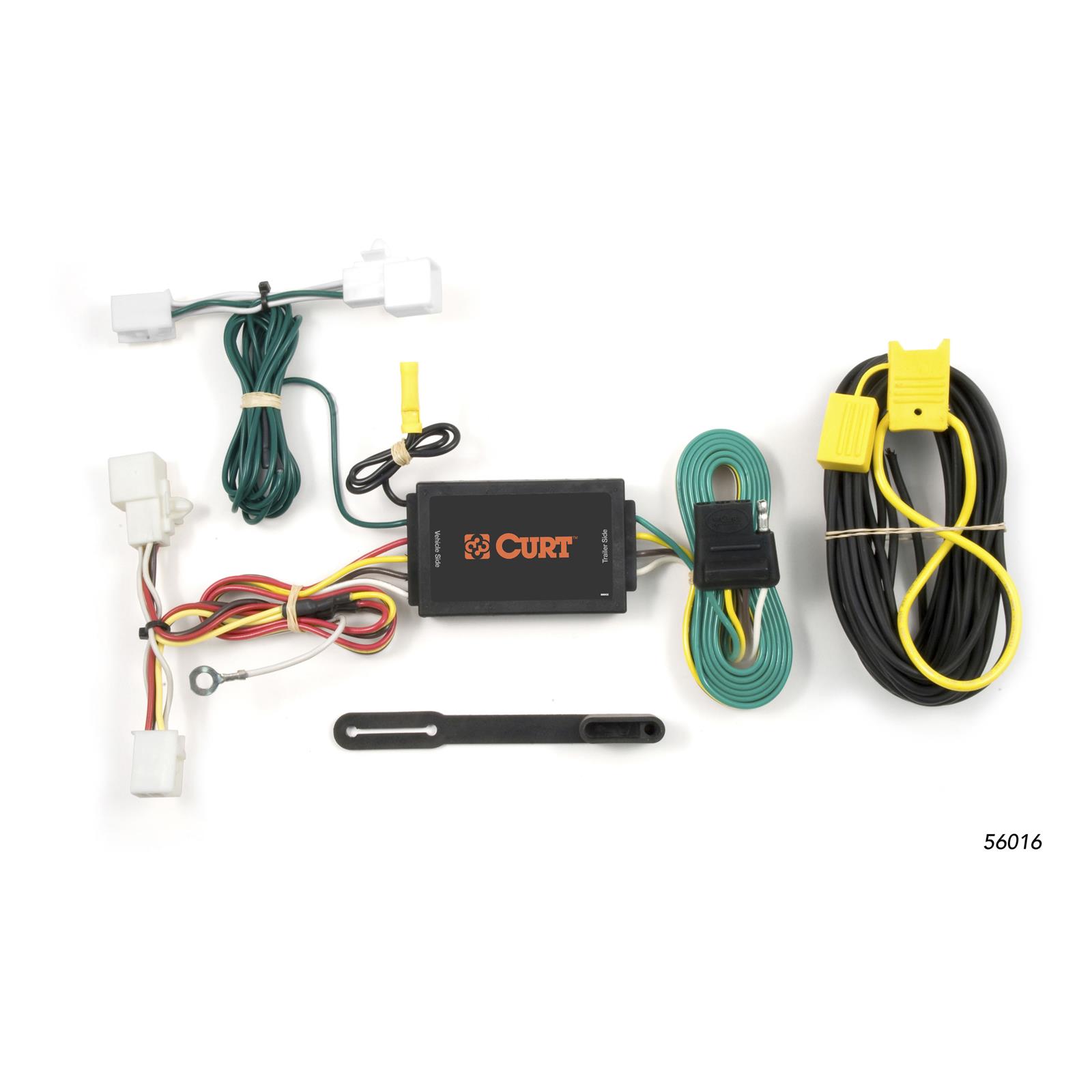 CURT Custom Wiring Connector Harnesses for 2011-2014 2, 2006-2015 5, 2007-2015 CX-9 - 56016 Vehicle Towing Harness Adapter, T-Connector, 3-Wire System, Circuit Protected Converter, Mazda, Each