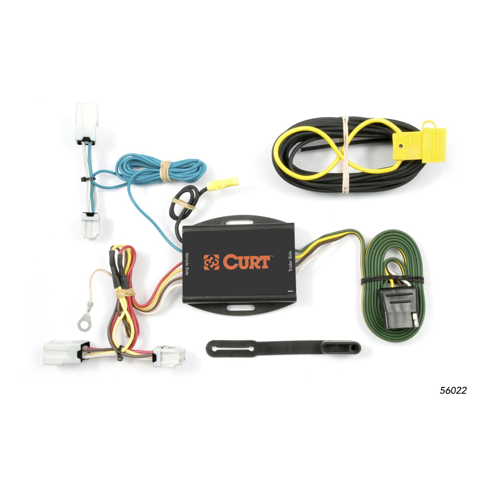 CURT Custom Wiring Connector Harnesses for 2007-2015 ALTIMA, 2004-2014 MAXIMA, 2007-2012 SENTRA - 56022 Vehicle Towing Harness Adapter, T-Connector, 3-Wire System, Nissan, Each