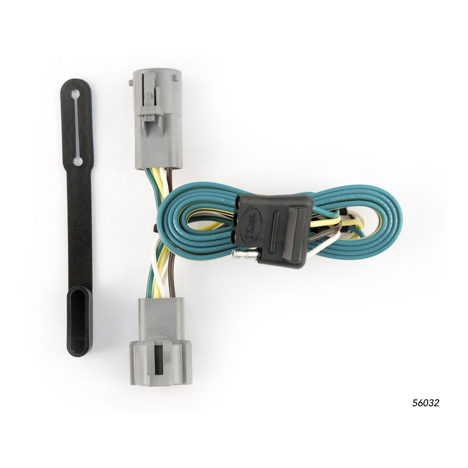 CURT Custom Wiring Connector Harnesses for 2003-2007 F-250 SUPER DUTY, F-350 DUTY - 56032 Vehicle Towing Harness Adapter, T-Connector, 2-Wire System, Ford, Each