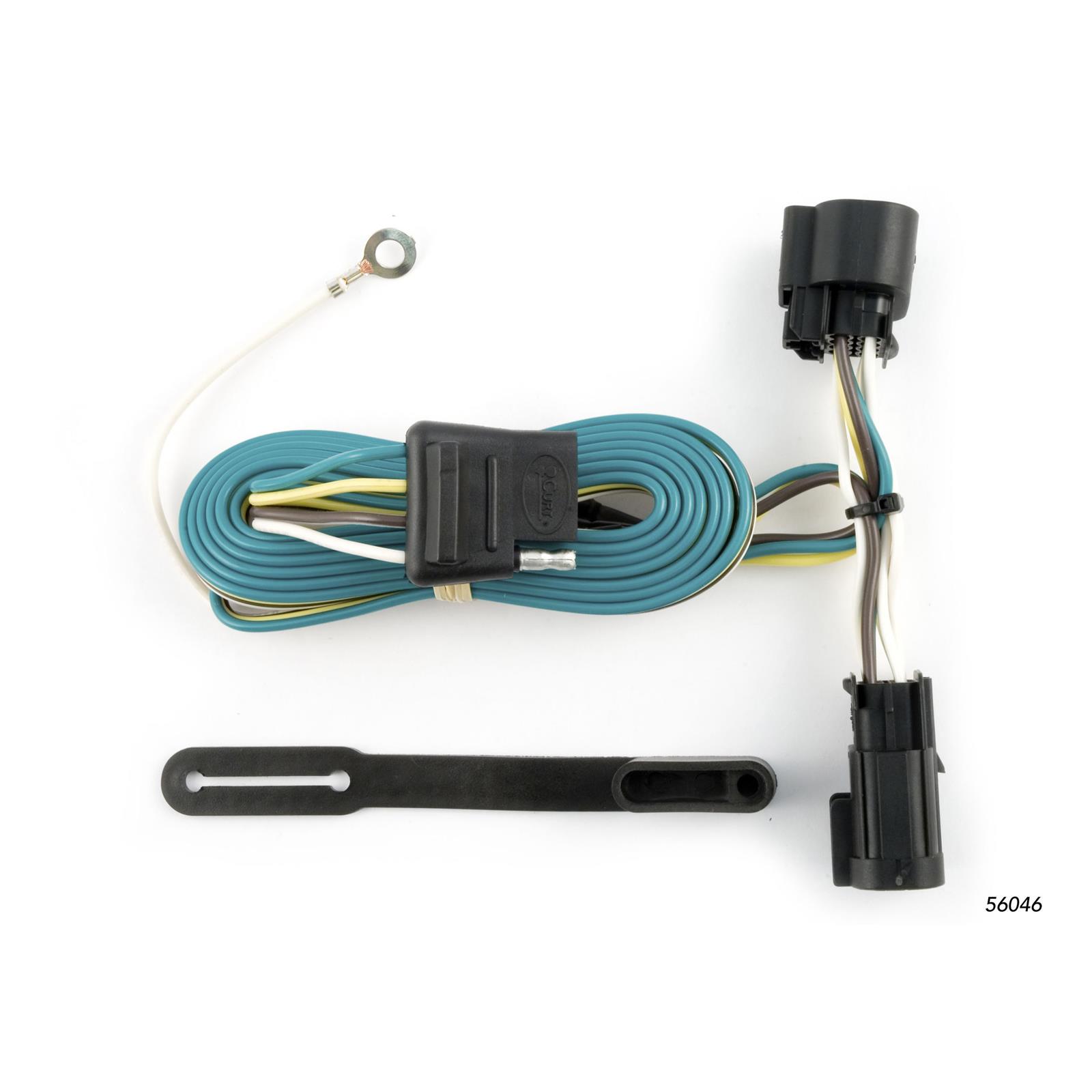 CURT Custom Wiring Connector Harnesses for 2006-2013 IMPALA, 2014-2016 IMPALA LIMITED - 56046 Vehicle Towing Harness Adapter, T-Connector, Chevy, Each