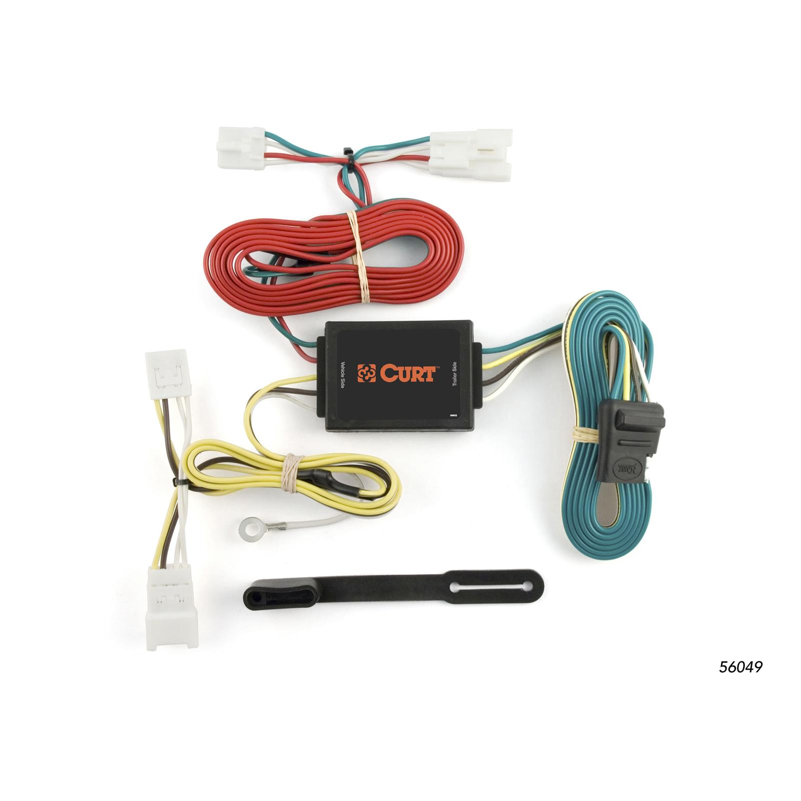 CURT Custom Wiring Connector Harnesses 56049 Vehicle Towing Harness Adapter, T-Connector, 3-Wire System, for Hyundai and Kia, Each
