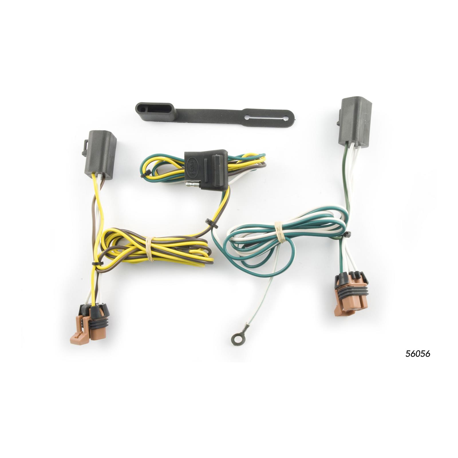 CURT Custom Wiring Connector Harnesses for 2007-2012 ACADIA - 56056 Vehicle Towing Harness Adapter, Trailer Wire
