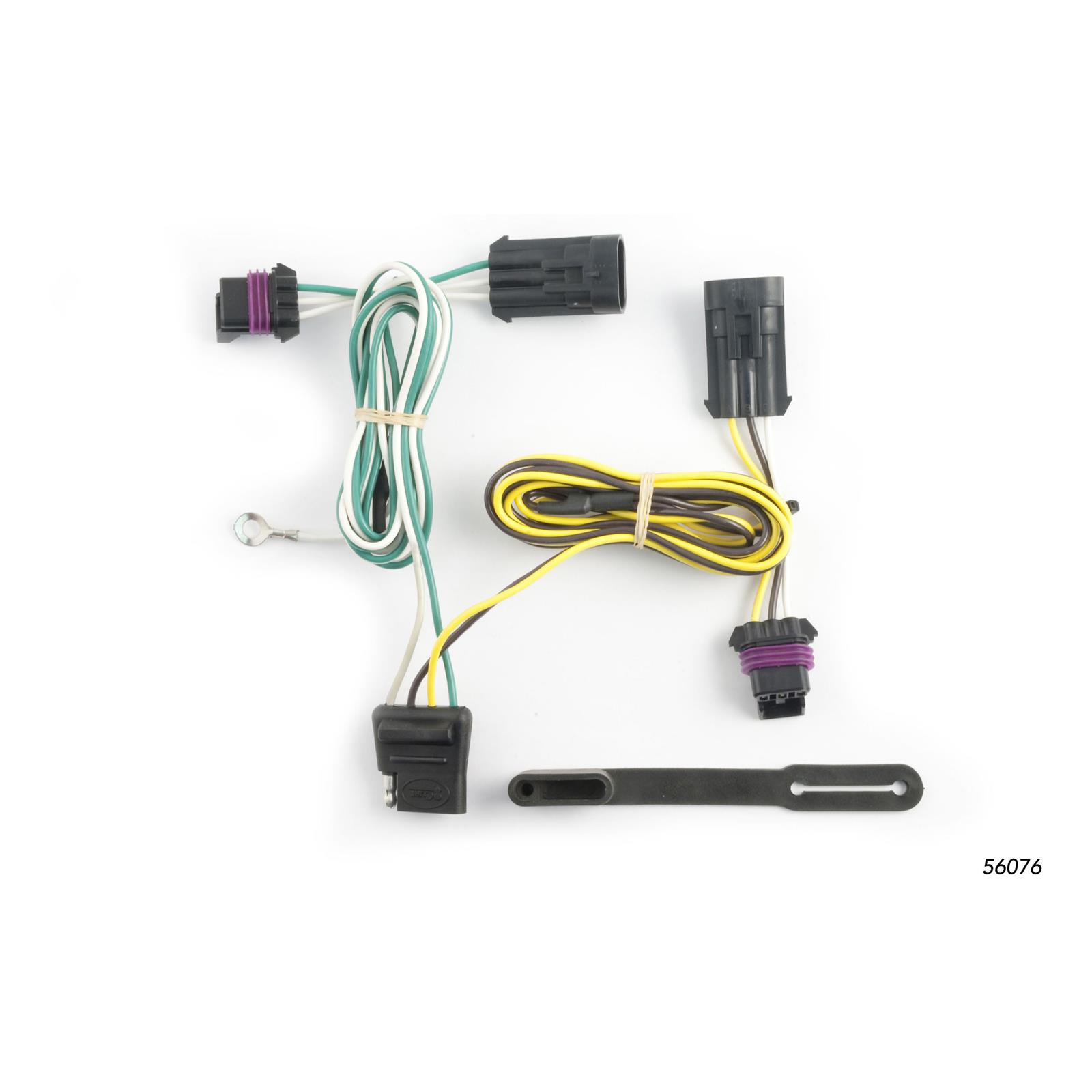 CURT Custom Wiring Connector Harnesses for 2004-2008 GRAND PRIX - 56076 Vehicle Towing Harness Adapter, T-Connector