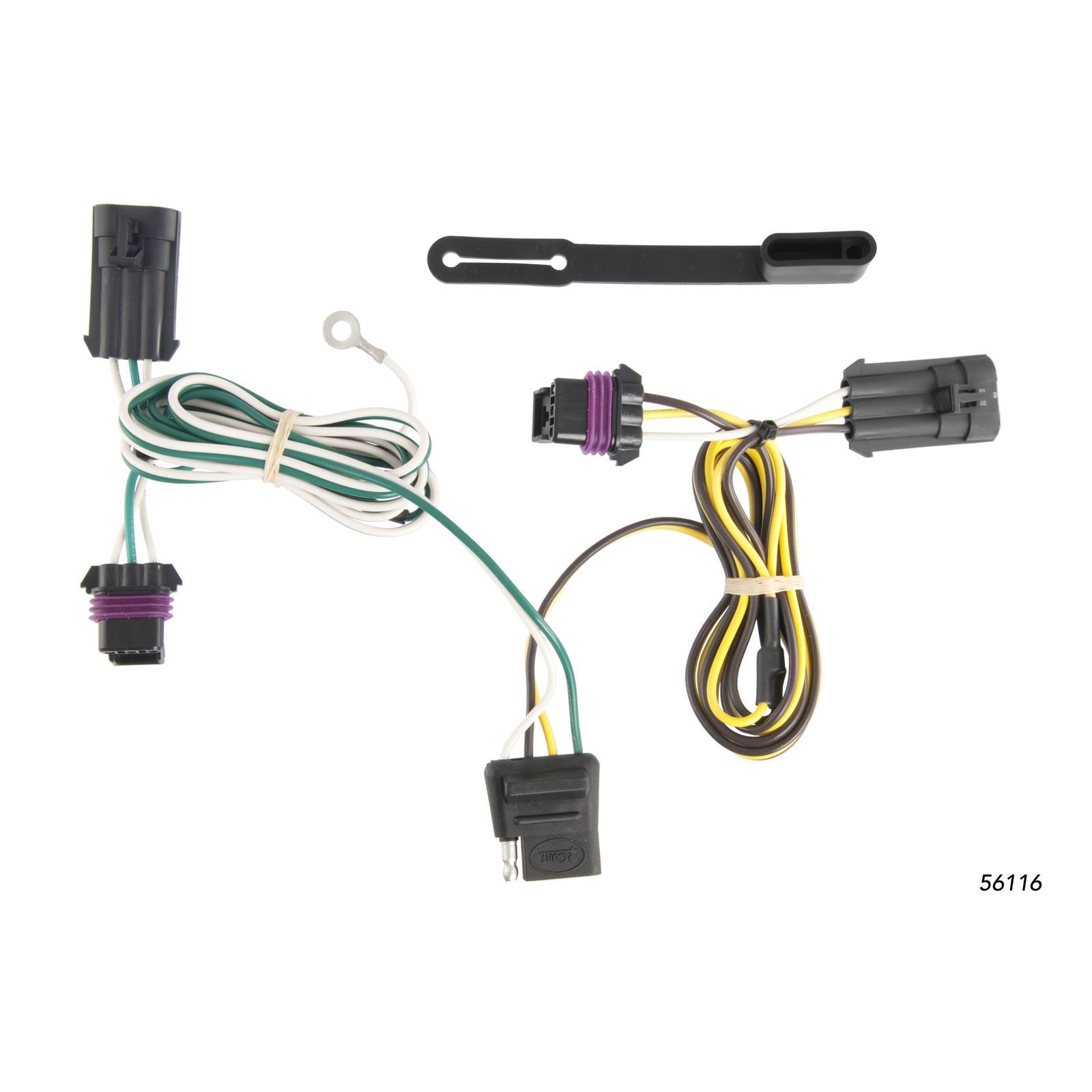 CURT Custom Wiring Connector Harnesses for 2000-2005 IMPALA - 56116 Adapter, Vehicle Towing Harness, T-Connector, Chevy, Each