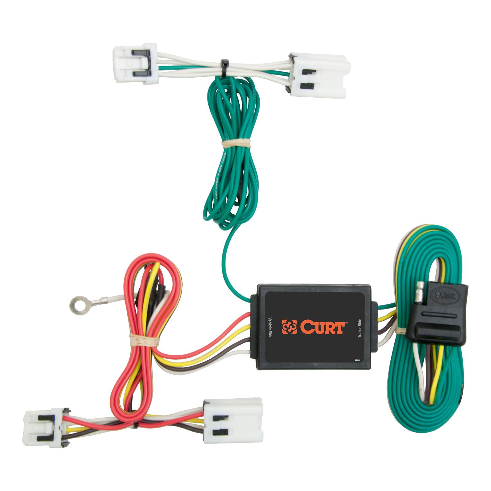 CURT 4-Pin Trailer Wiring Harness For Nissan Juke - Plug & Play Vehicle-Side Custom Connector
