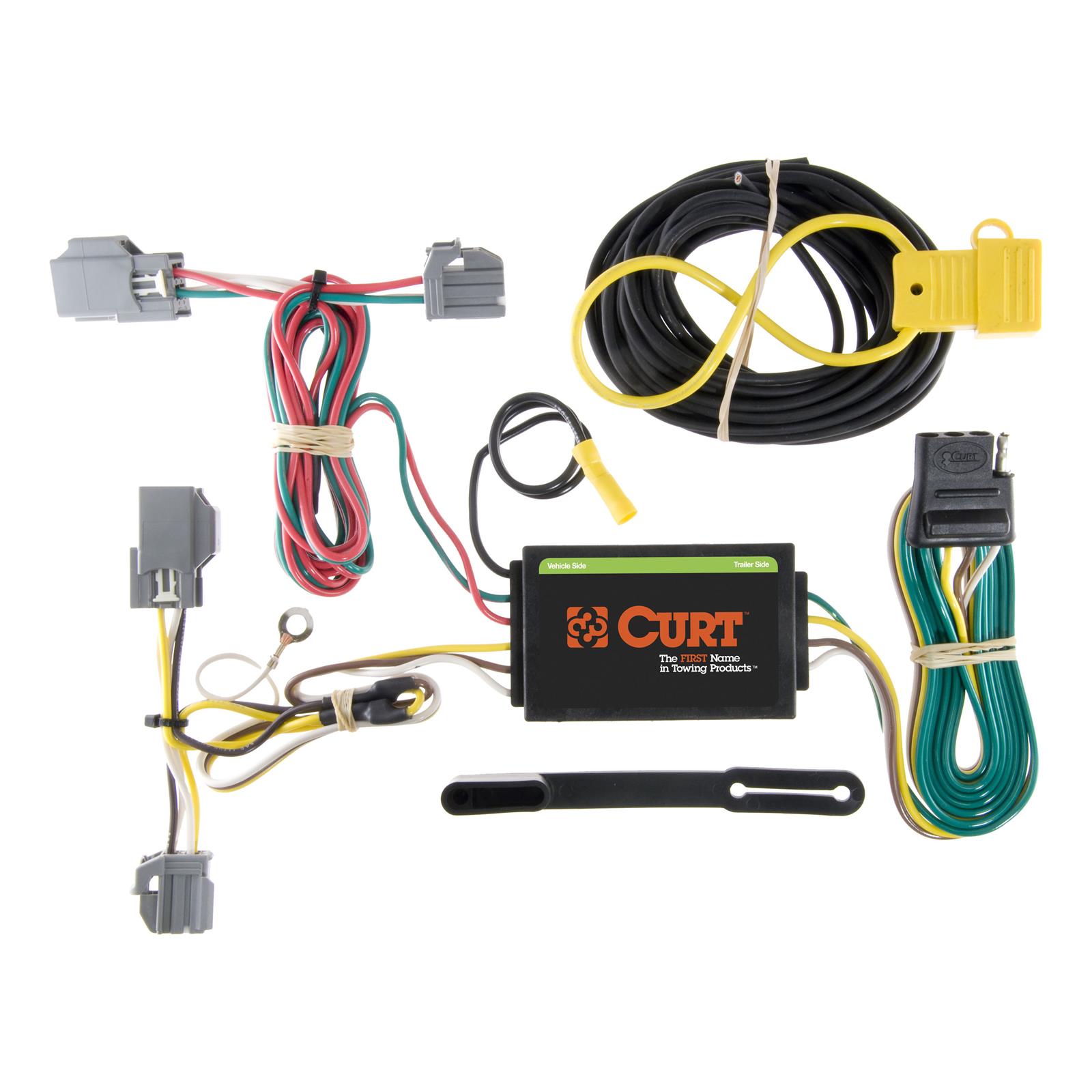 CURT Custom Wiring Connector Harnesses for 2012-2018 FOCUS - 56138 Adapter, Vehicle Towing Harness, T-Connector, Ford, Each