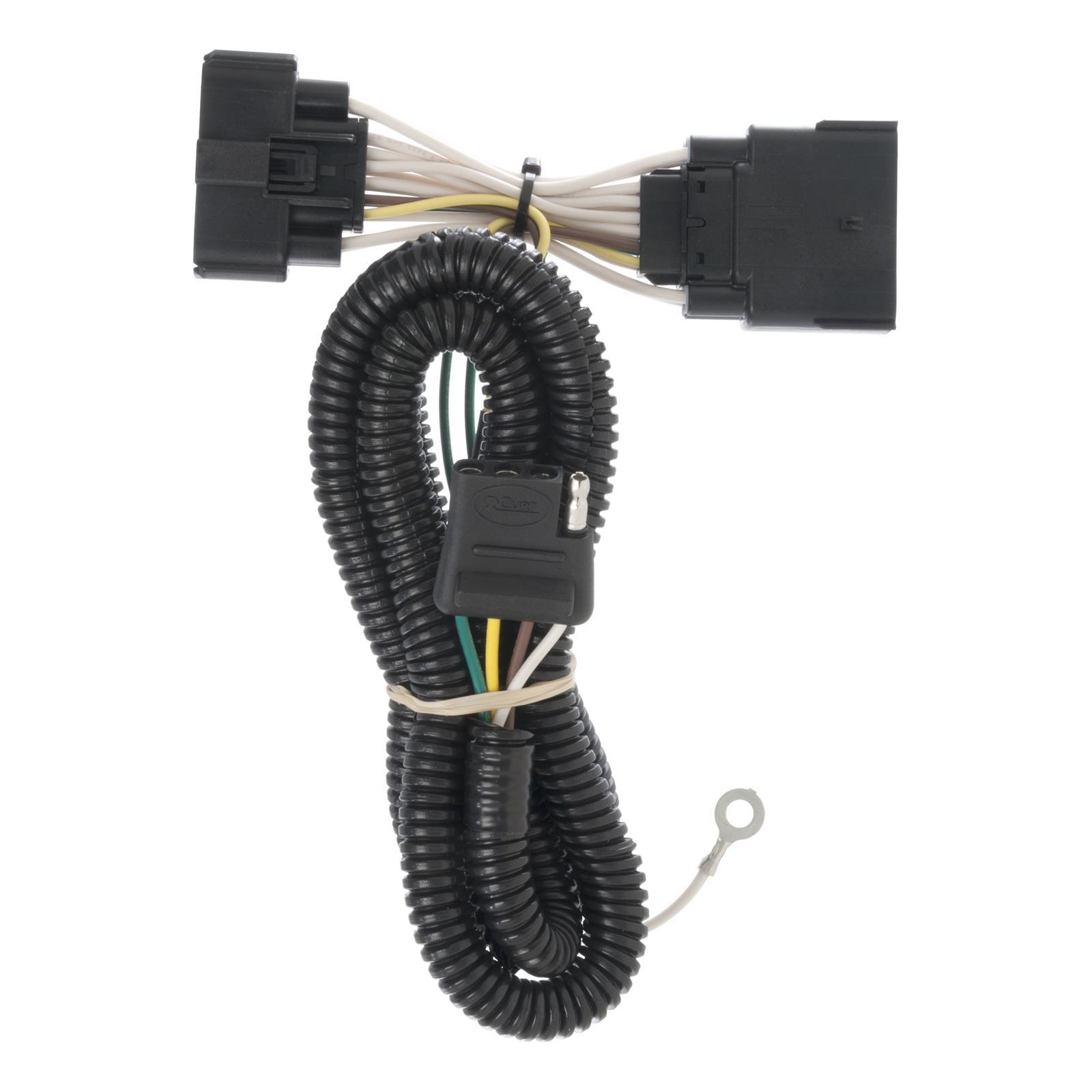 CURT Custom Wiring Connector Harnesses for 2011-2019 EXPLORER, 2013-2018 POLICE INTERCEPTOR UTILITY - 56172 Adapter, Vehicle Towing Harness, T-Connector, Ford, Each