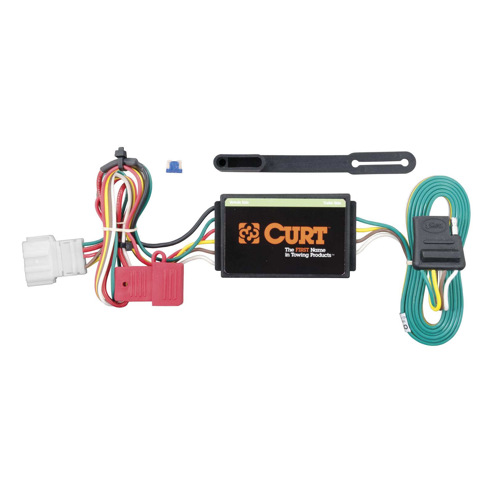 CURT Custom Wiring Connector Harnesses for 2013-2015 CROSSTOUR - 56215 Adapter, Vehicle Towing Harness, T-Connector, use on Honda®, Each