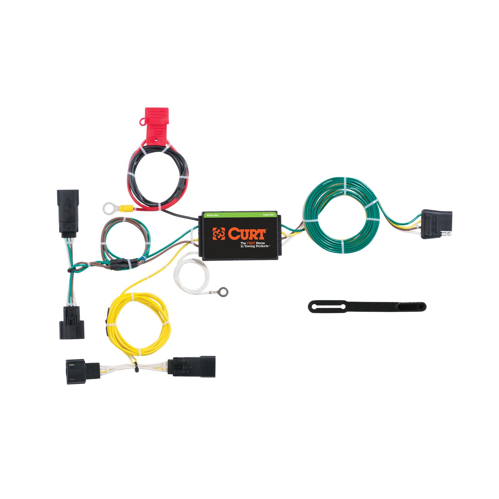 CURT Custom Wiring Connector Harnesses for 2015-2023 CHARGER - 56234 Adapter, Vehicle Towing Harness, T-Connector, Dodge, Each