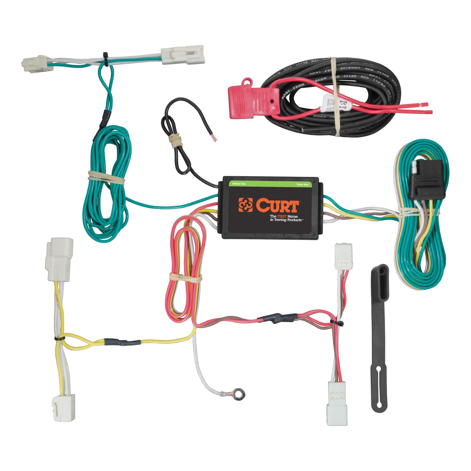 CURT Custom Wiring Connector Harnesses for 2015-2020 SIENNA - 56261 Adapter, Vehicle Towing Harness, T-Connector, Toyota, Each
