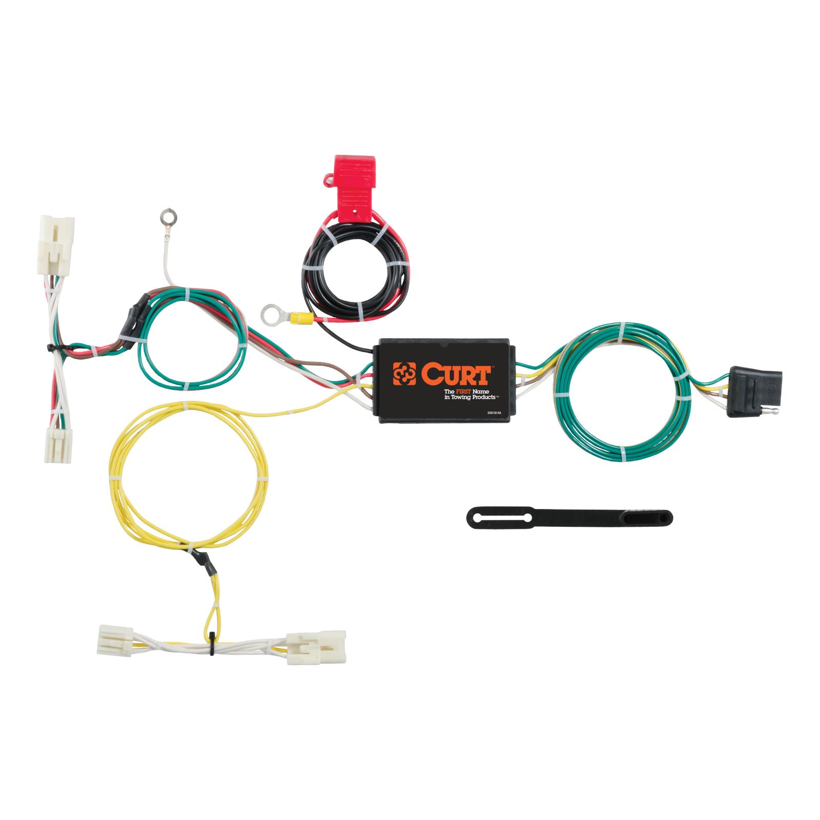 CURT Custom Wiring Connector Harnesses for 2012-2019 PRIUS C - 56275 Adapter, Vehicle Towing Harness, 3 to 2 Powered Converter, Toyota, Kit thumbnail 2