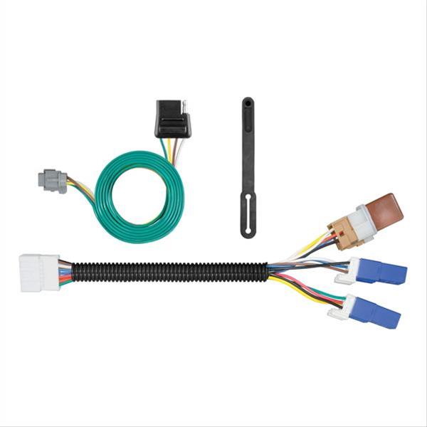 CURT Custom Wiring Connector Harnesses 56281 harness 2013-2016 Nissan Pathfinder 2014-2015 Infiniti QX 60 4-way flat connector for specific Nissan