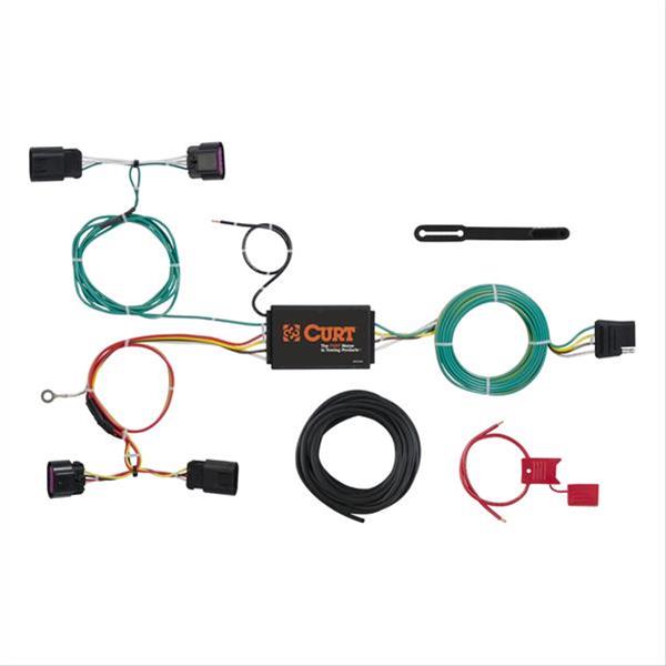 Curt Manufacturing Trailer Wiring Harnesses 56288 WIRING CUSTOM VEHICLE TO TRAILER
