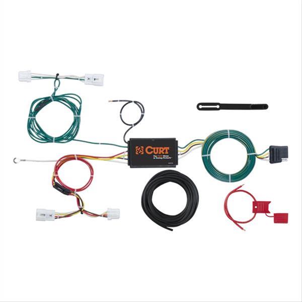 CURT Custom Wiring Connector Harnesses 56294 Adapter, Vehicle Towing Harness, 3 to 2 Powered Converter, Nissan, Kit