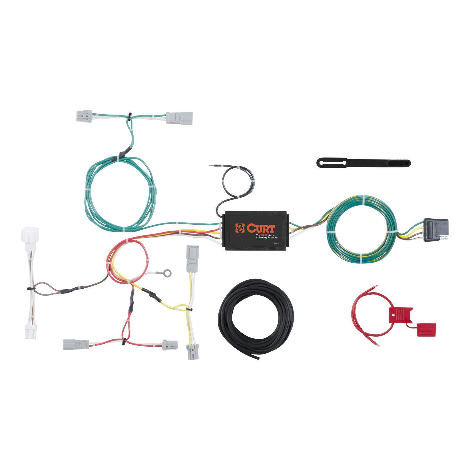 CURT Custom Wiring Connector Harnesses for 2016-2017 ACCORD - 56299 Trailer Hitch Includes installation hardware, pin & clip