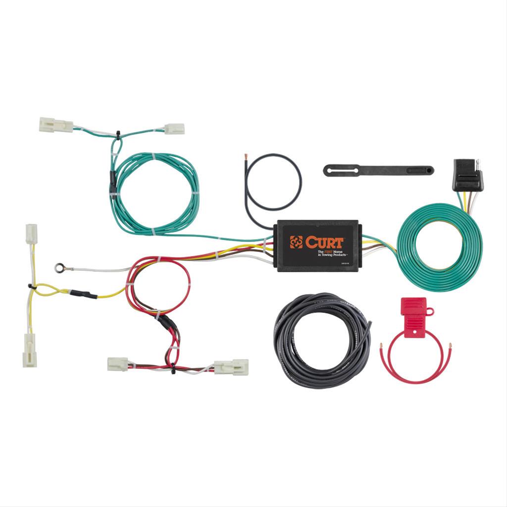 CURT Custom Wiring Connector Harnesses for 2016 IA, 2017-2018 YARIS IA - 56311 Adapter, Vehicle Towing Harness, 3 to 2 Powered Converter, Scion, Kit