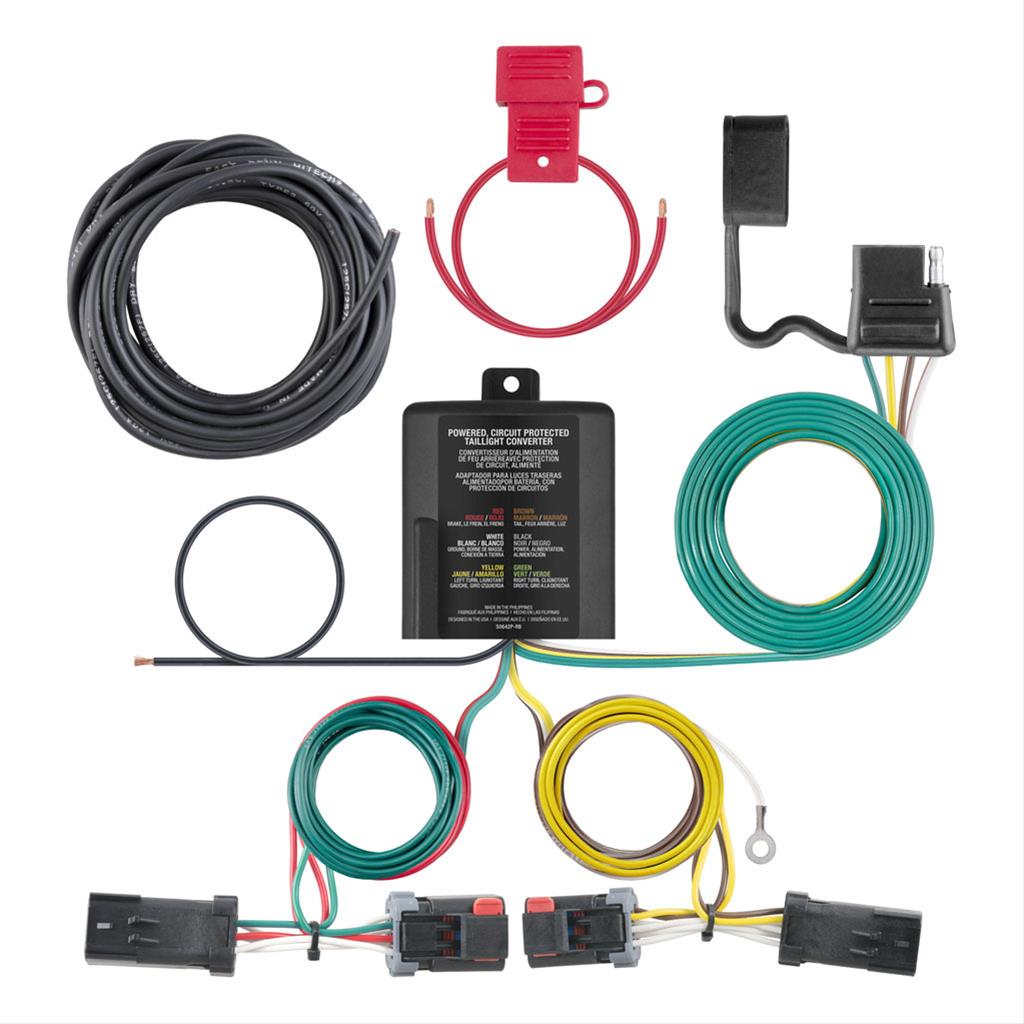CURT Custom Wiring Connector Harnesses 56344 CUSTOM VEHICLE TO TRAILER WIRING HARNESS JEEP COMPASS