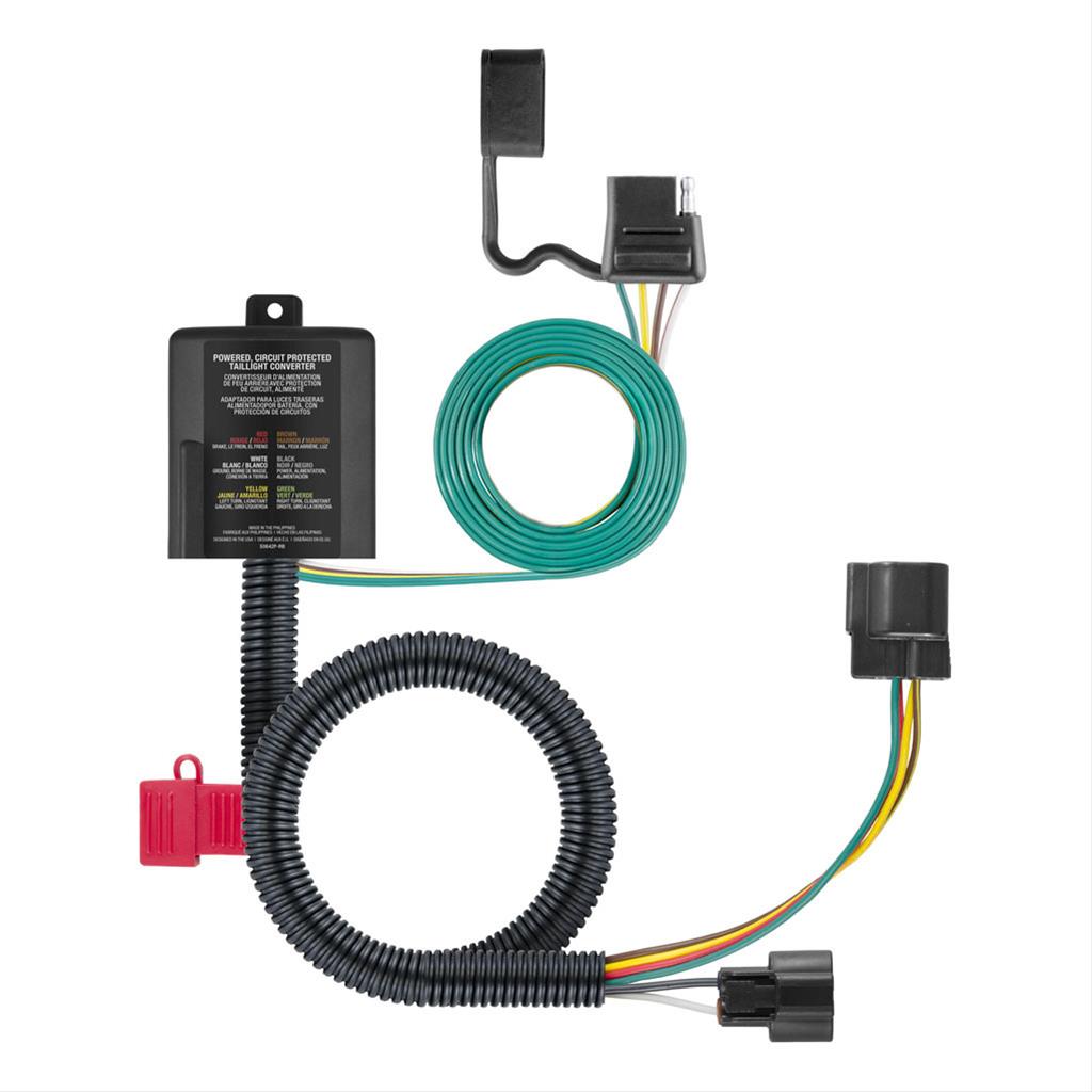 CURT Custom Wiring Connector Harnesses for 2007-2012 SANTA FE - 56346 CUSTOM VEHICLE TO TRAILER WIRING HARNESS HYUNDAI