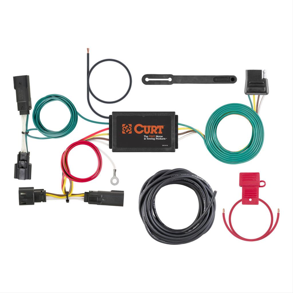 Curt Manufacturing Trailer Wiring Harnesses 56363 WIRING CUSTOM VEHICLE TO TRAILER