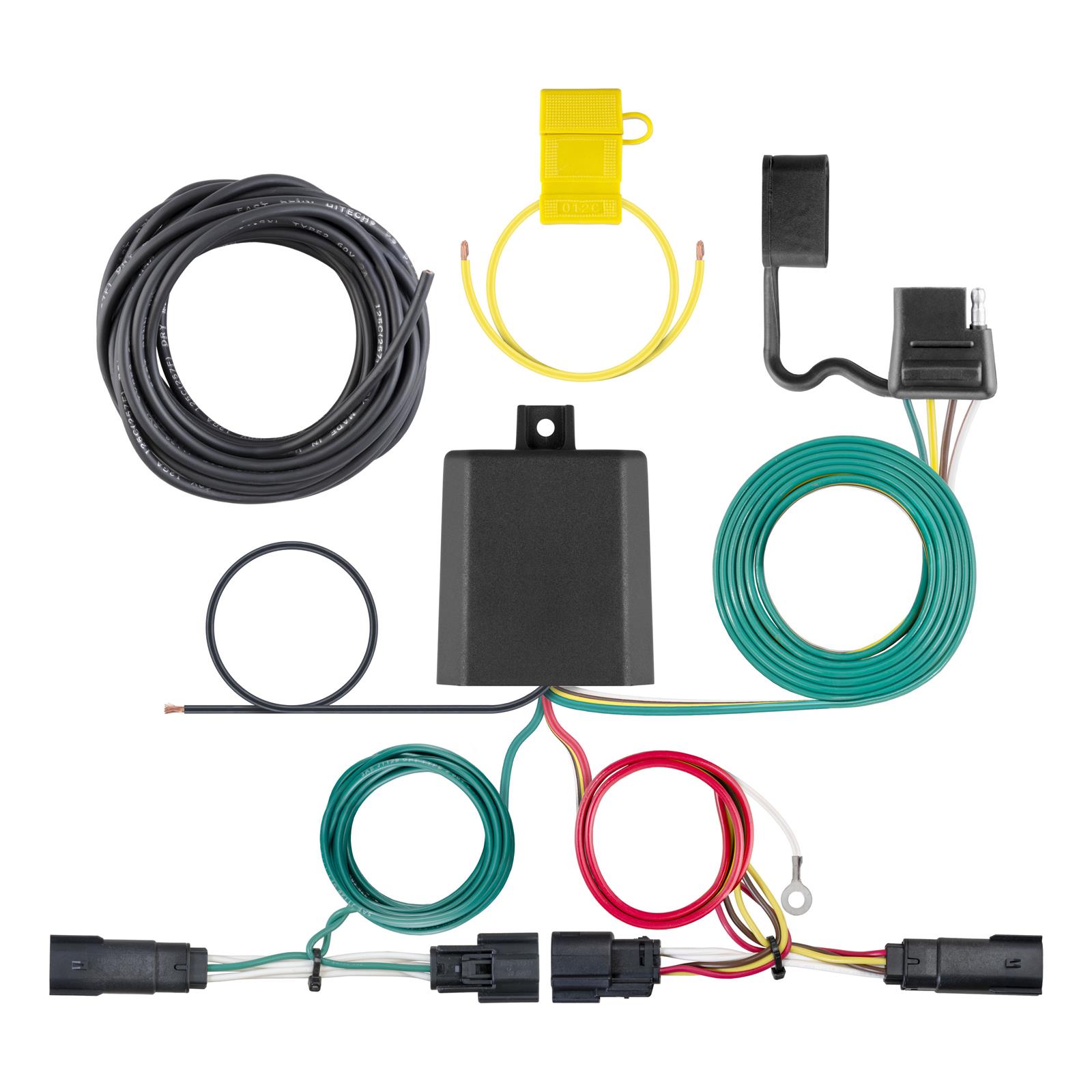 CURT Custom Wiring Connector Harnesses for 2019-2023 CHEROKEE - 56406 Vehicle Towing Harness Adapter, T-Connector, Jeep, Each