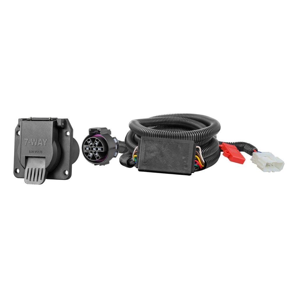 CURT Custom Wiring Connector Harnesses for 2019-2025 PASSPORT, 2016-2022 PILOT - 56421 Trailer Kit, (7-Way RV Blade Output)