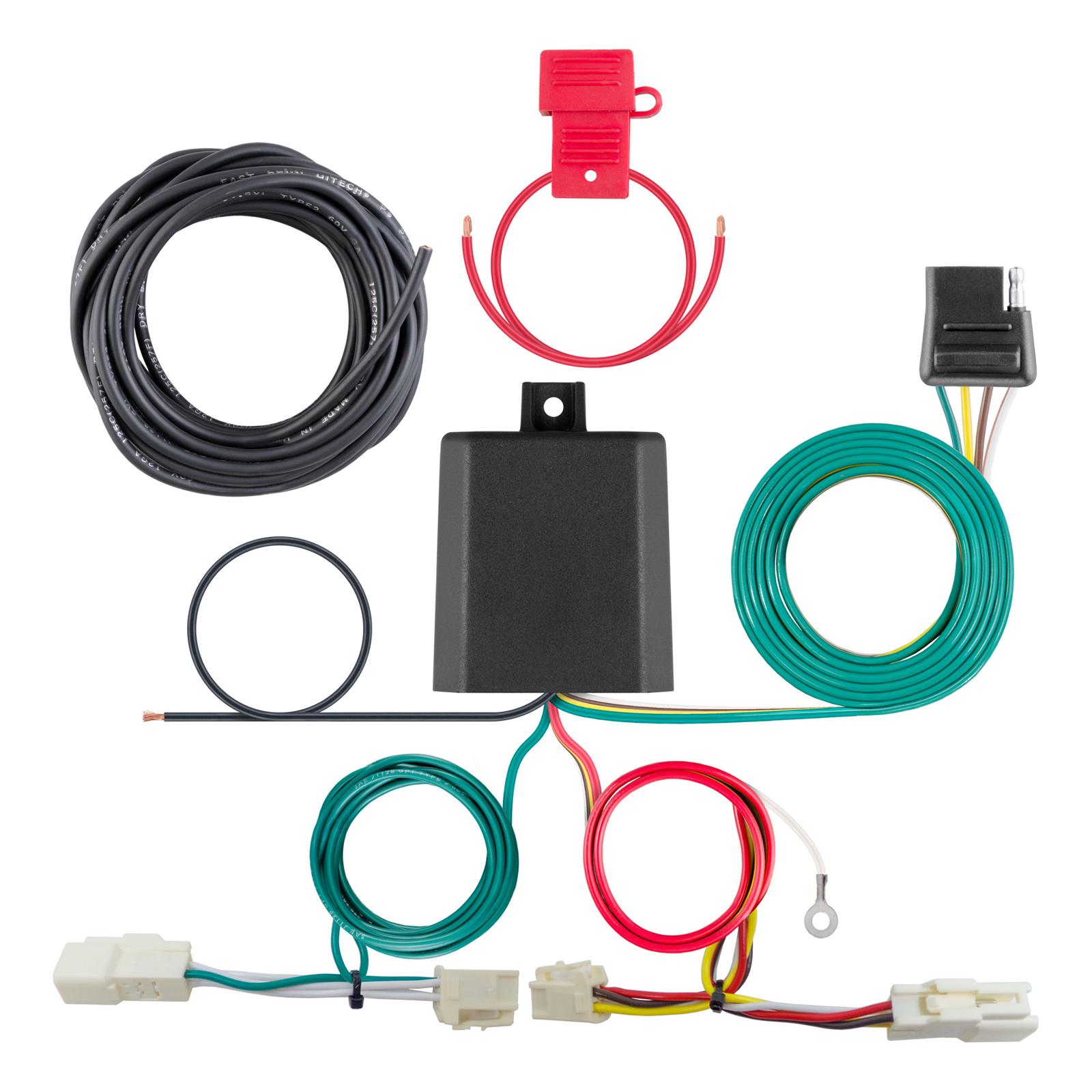 CURT Custom Wiring Connector Harnesses for 2020-2025 COROLLA - 56454 Vehicle Towing Harness Adapter, Trailer Kit, Harness, 4-Way Flat Output, Toyota Corolla, Each