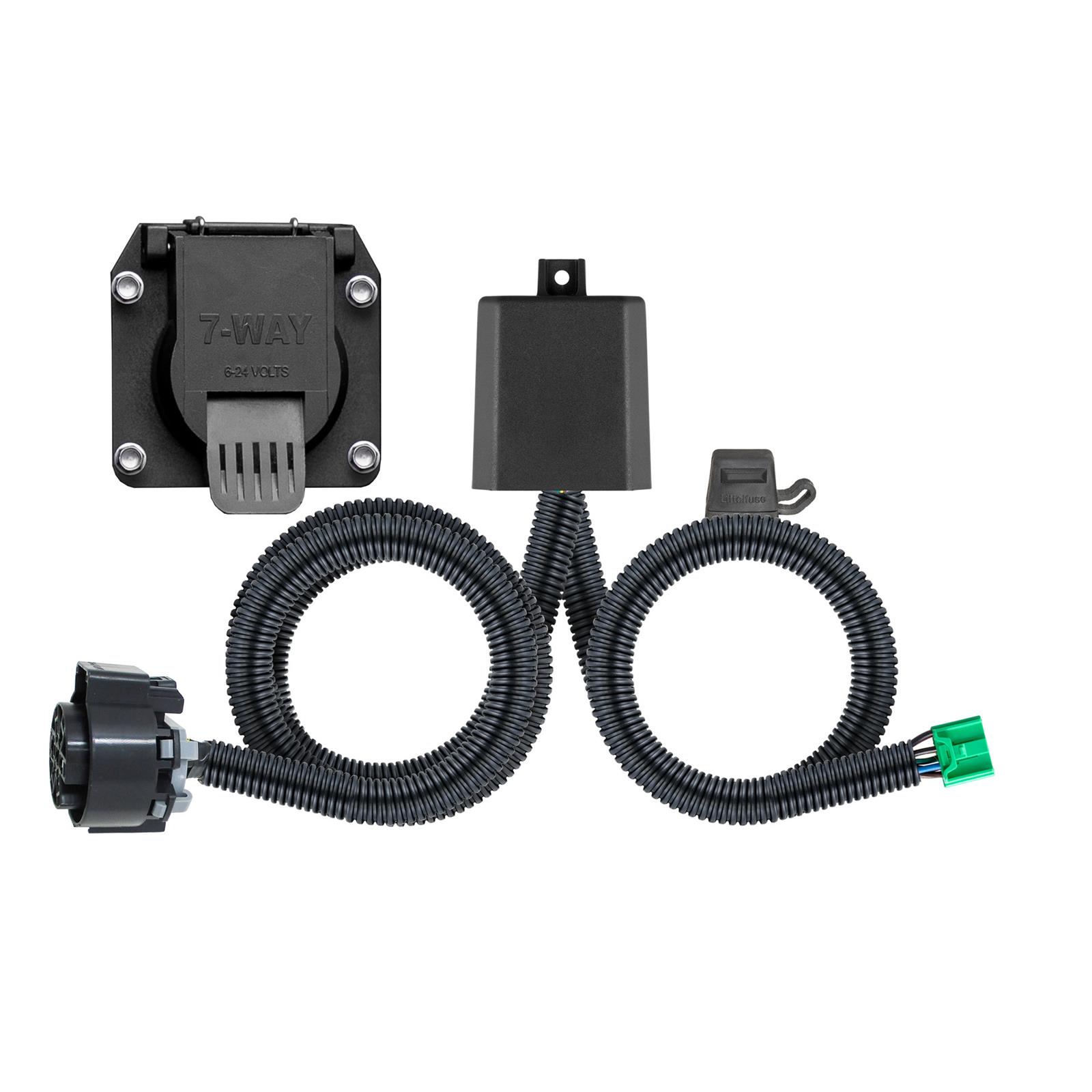 CURT Custom Wiring Connector Harnesses for 2023-2025 PILOT - 56518 Trailer Wire Connector, T-Connector, 7-Way RV, Honda, Each