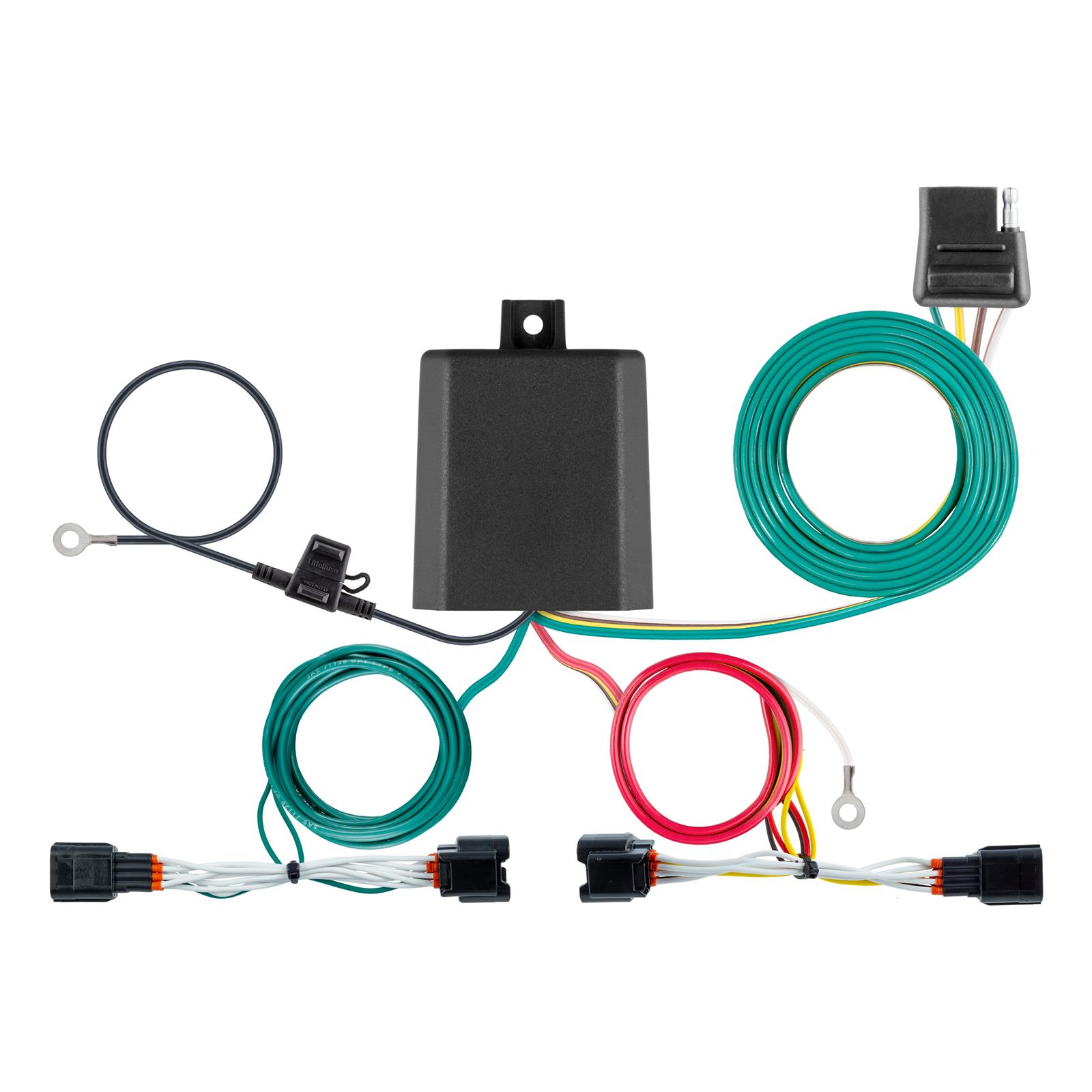 CURT Custom Wiring Connector Harnesses for 2021-2025 TLX - 56528 Adapter, Vehicle Towing Harness, T-Connector, Flat-4, Acura, Each