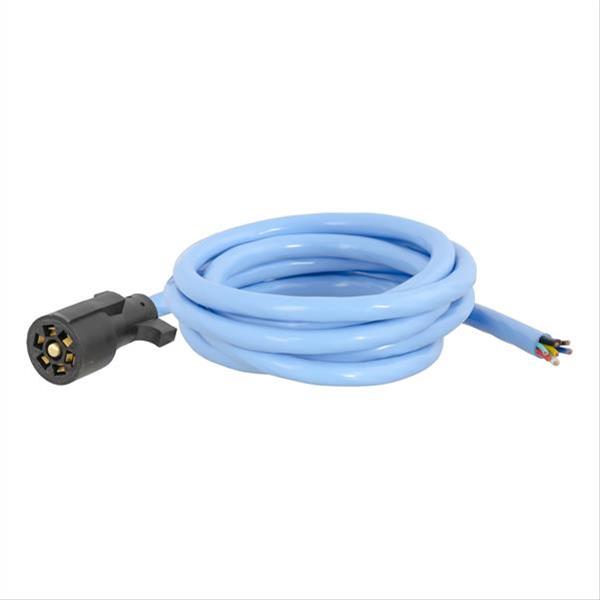 Curt Manufacturing Trailer Wiring Harnesses 56613 CURT Cold-Weather Replacement 7-Way RV Blade Harness - Replaces a trailer-end 7-way RV blade plug Soft casin
