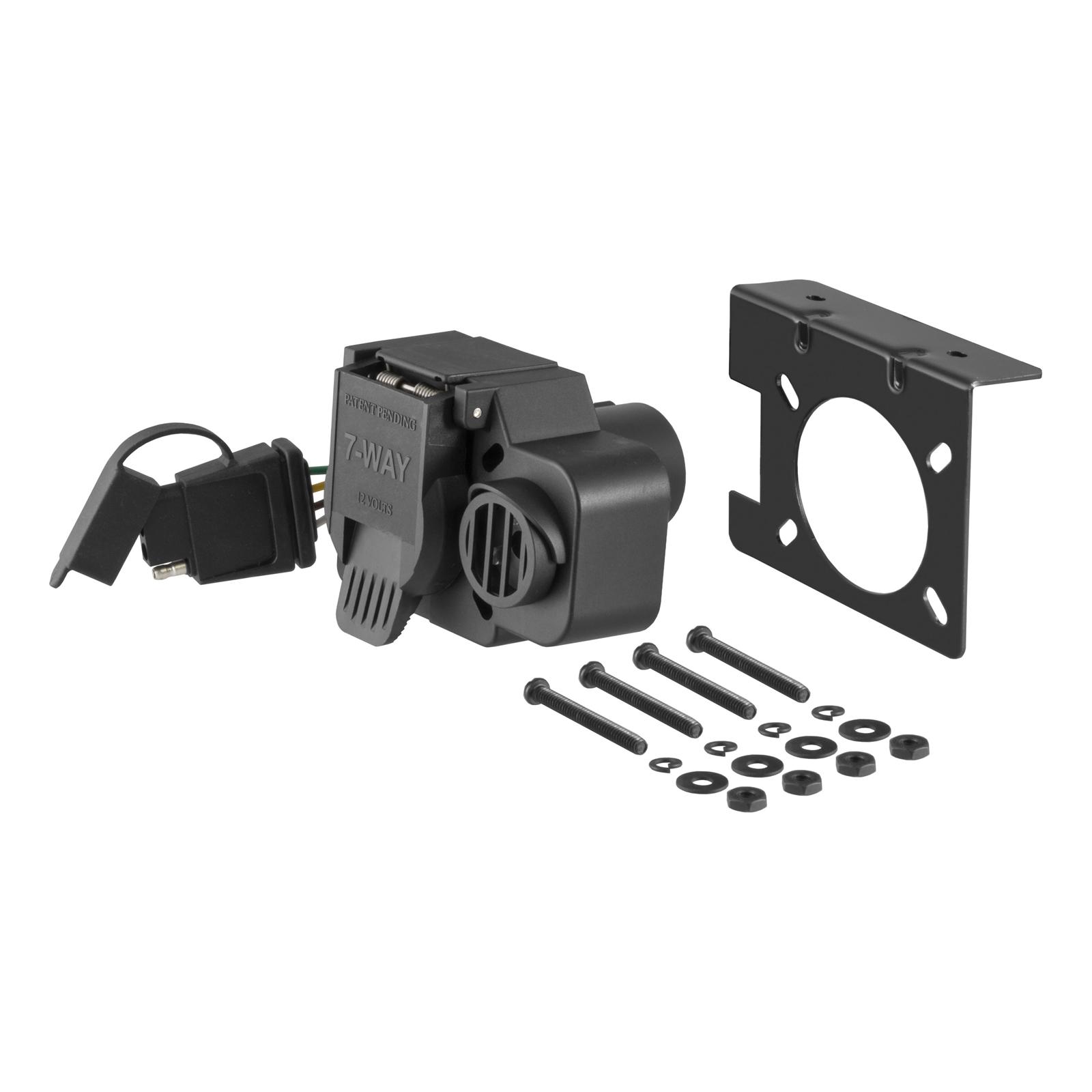 Curt Manufacturing Vehicle Towing Harness Adapter Mounting Brackets 57101 MULTI-FUNCTION SOCKE