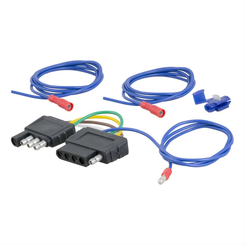 Curt Manufacturing Trailer Wiring Harnesses 57187 5-WAY FLAT TO 4-WAY FLAT ADAPTER