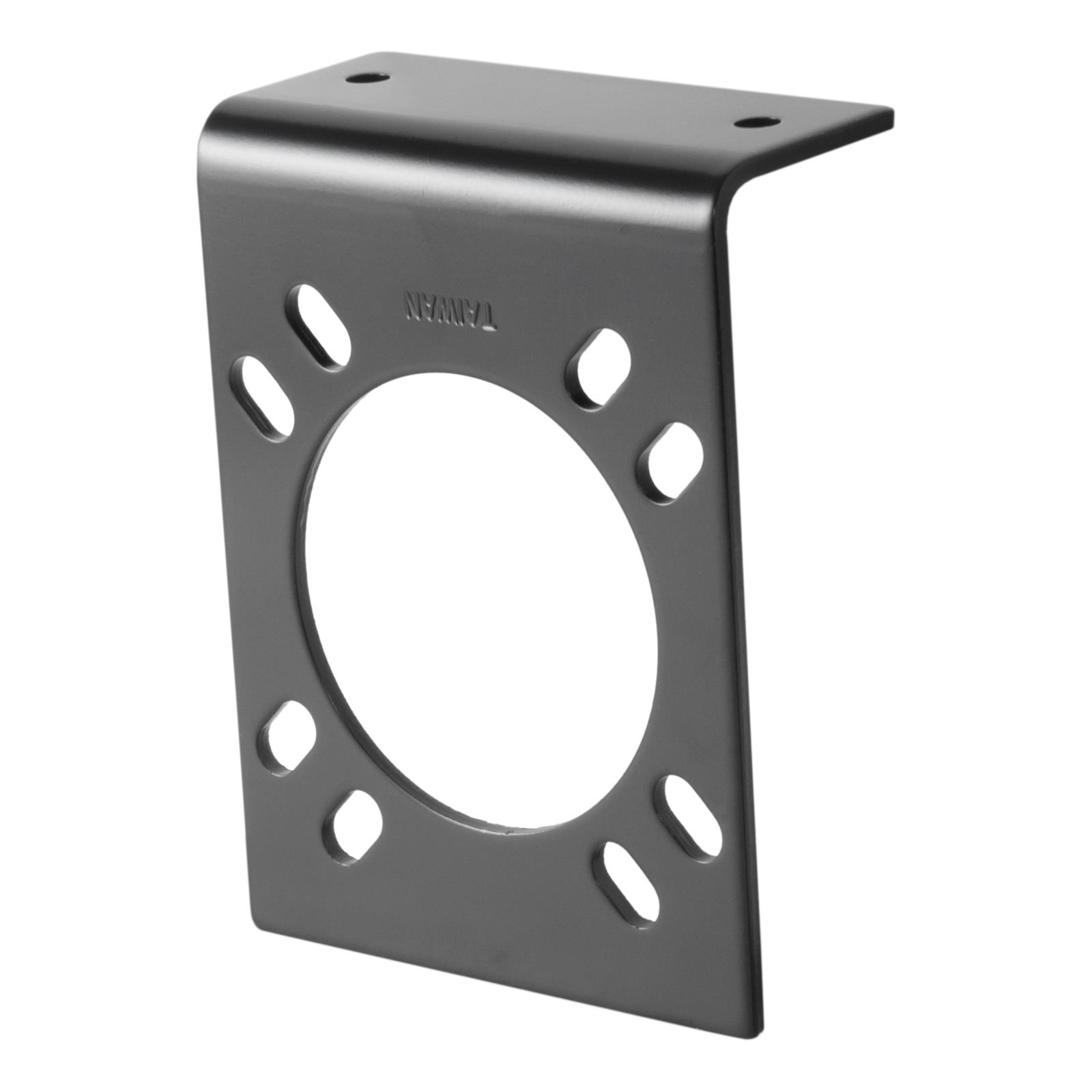 CURT Trailer Wire Connector Brackets 57205 Mounting Bracket, 7-pole RV Socket, Steel, Black, Set of 12 thumbnail 3