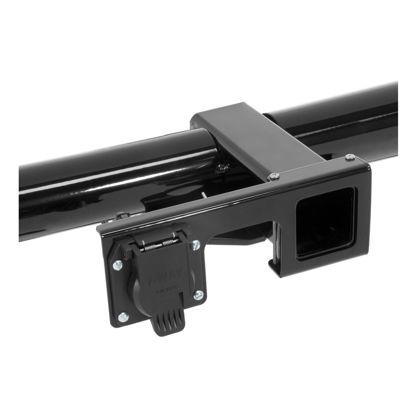 CURT Trailer Wire Connector Brackets 58000 Bracket, Type, Steel, Black, Designed for 2 in. Square Tube Receiver Hitch, Each thumbnail 2