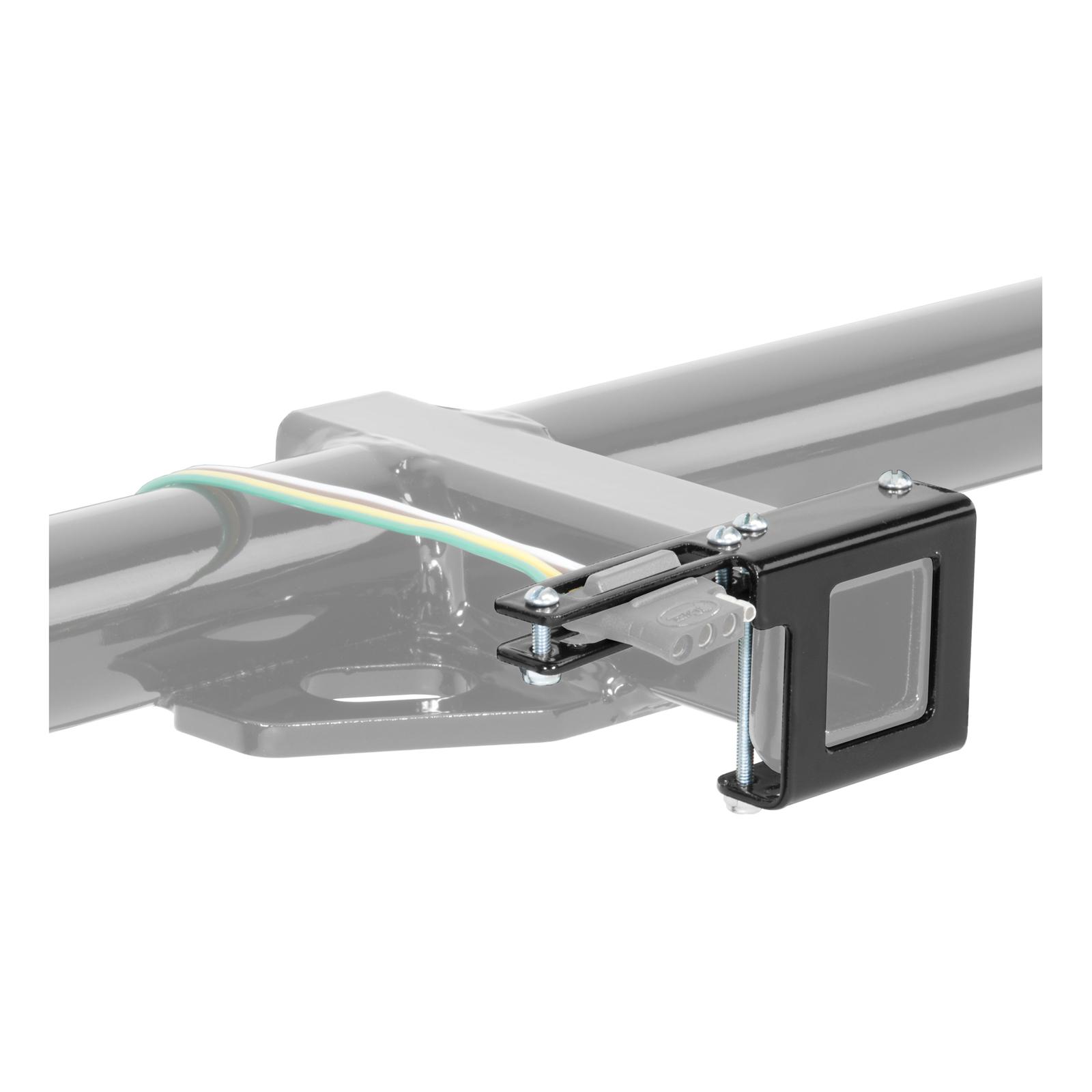 CURT Trailer Wire Connector Brackets 58002 Bracket, Type, Steel, Black, Designed for 1.25 in. Square Tube Receiver Hitch, Each thumbnail 2
