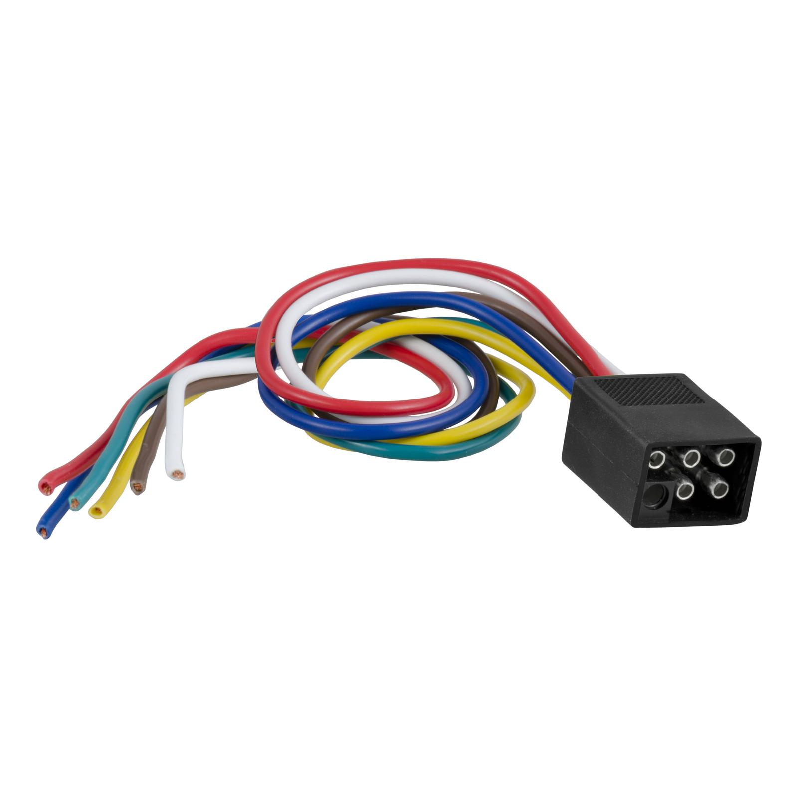 Curt Manufacturing Trailer Wiring Harnesses 58037 6-WAY SQUARE CONNECT