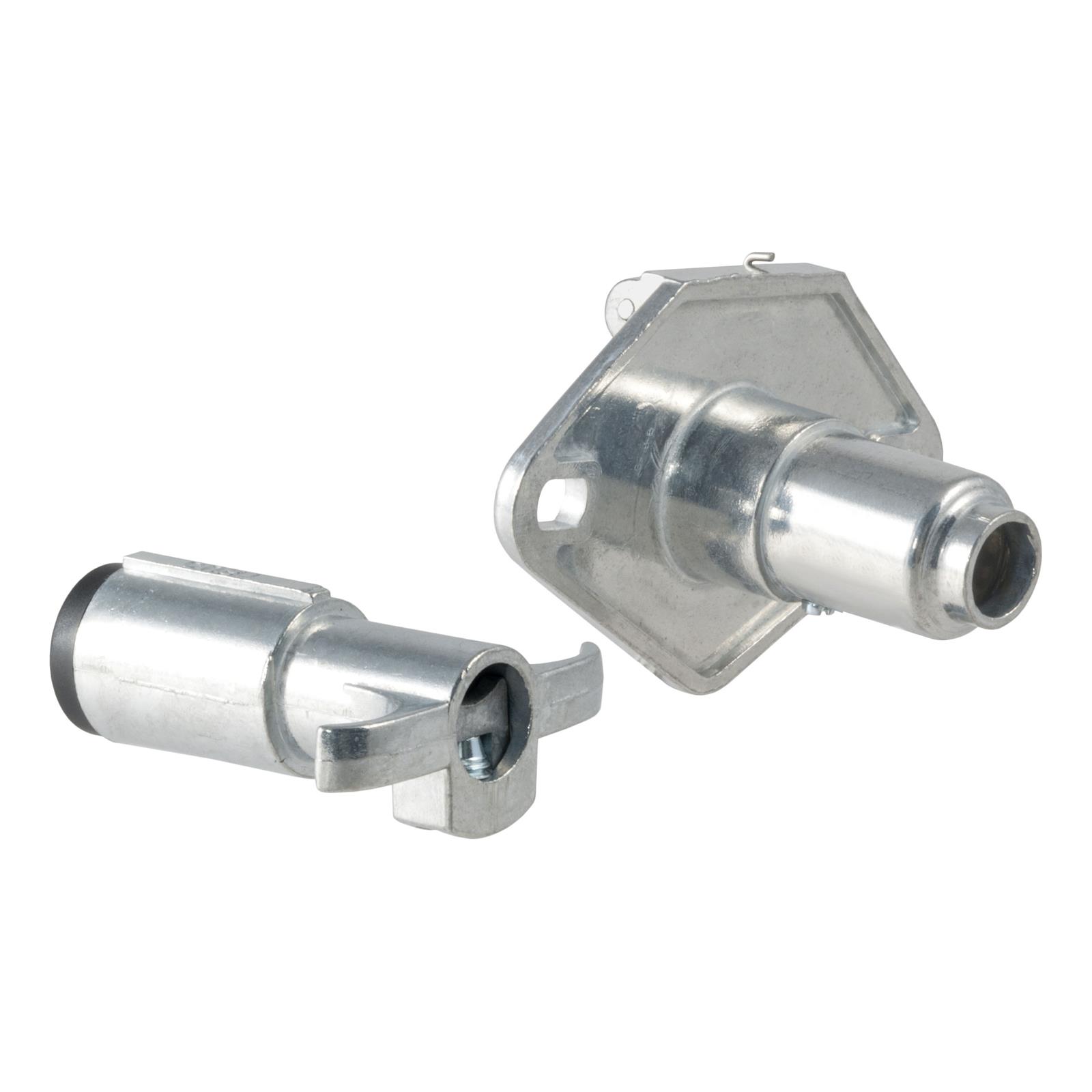 CURT Towing Harness Sockets and Plugs 58093 Vehicle Socket, 6-Way Round, Vehicle/Trailer Side, Universal, Kit thumbnail 2