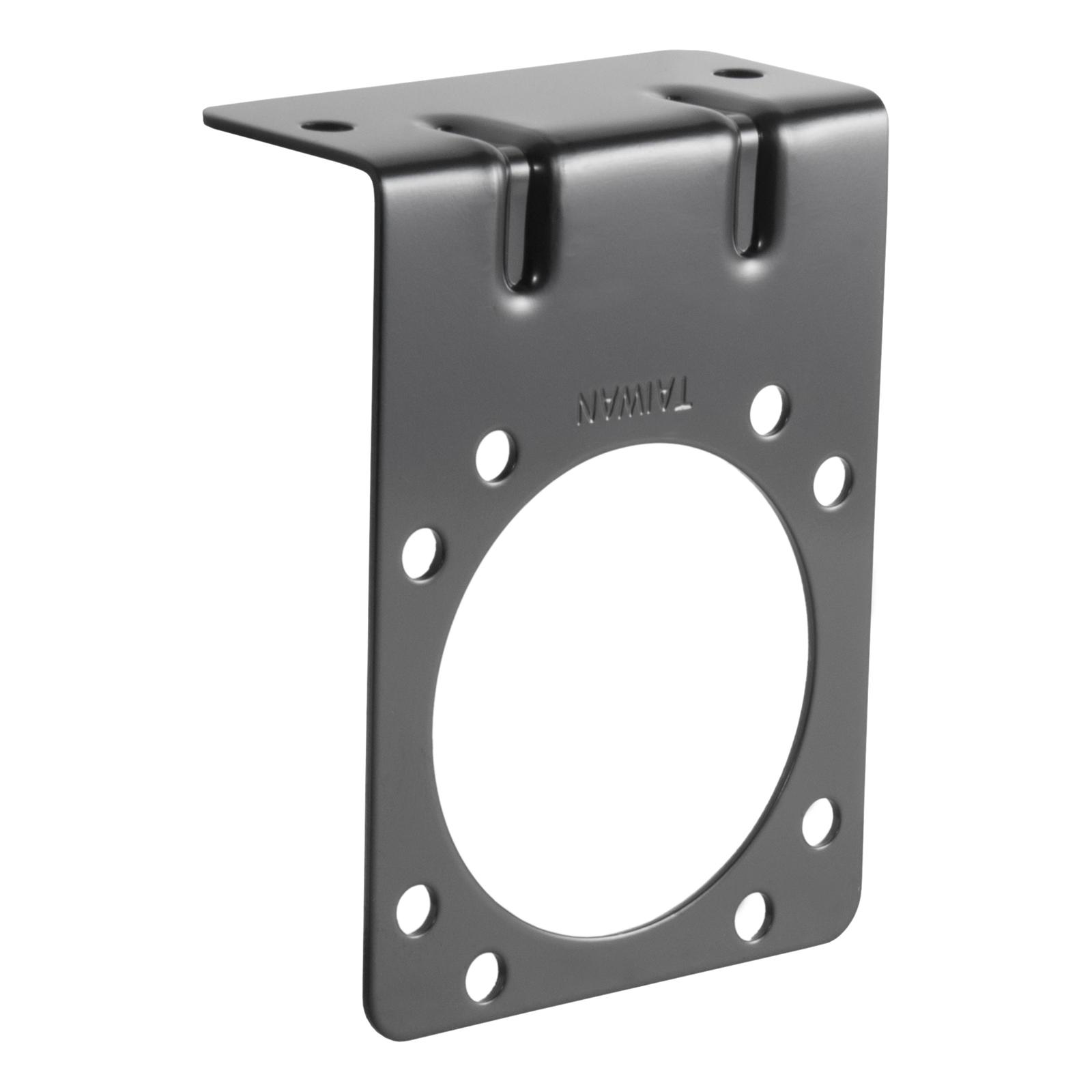 CURT Connector Brackets 58290 Vehicle Towing Harness Adapter Mounting Bracket, Bracket, Steel, Black, 7 Pole, Car End, Each