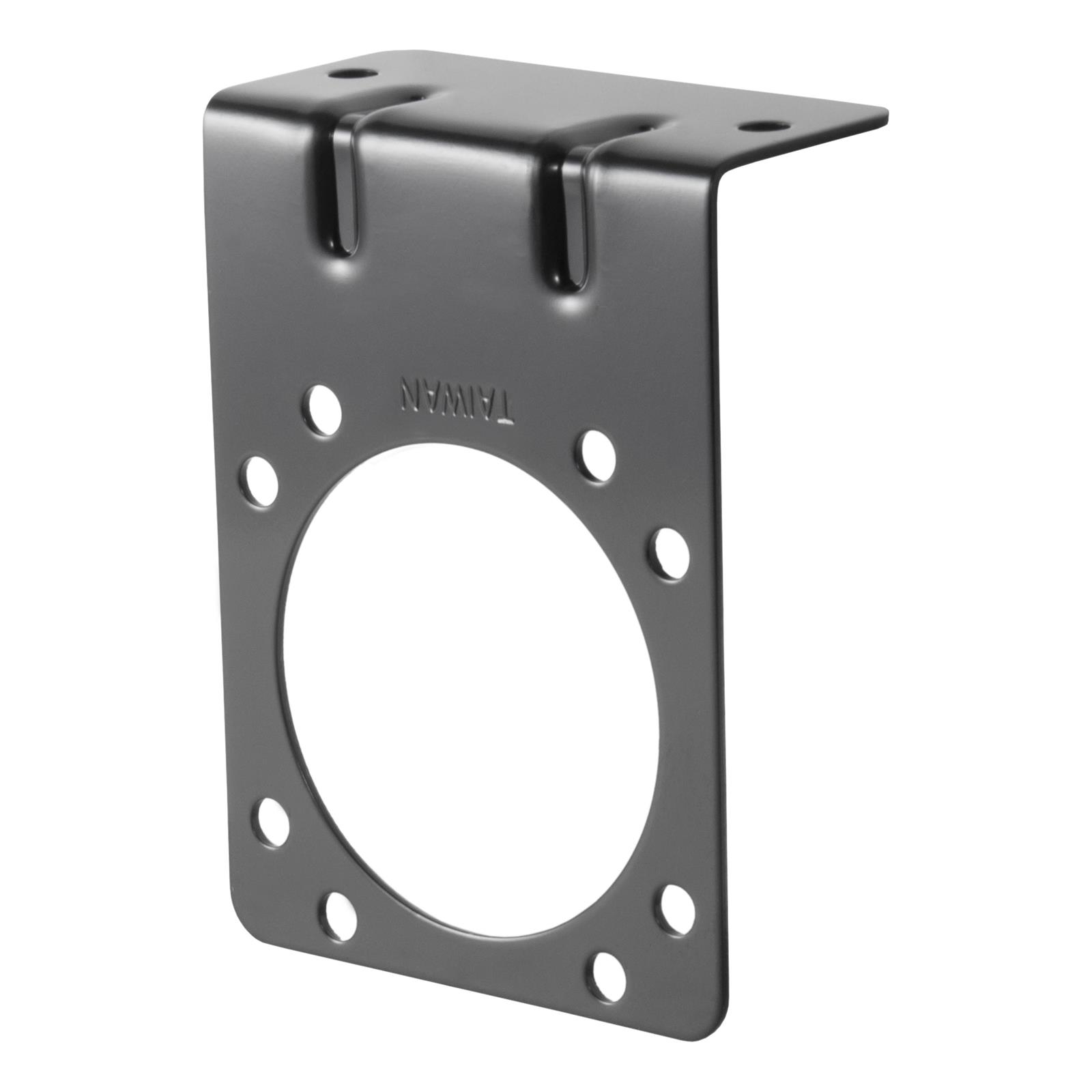 CURT Trailer Wire Connector Brackets 58291 Vehicle Towing Harness Adapter Mounting Bracket, Bracket, Black Zinc, Each thumbnail 2
