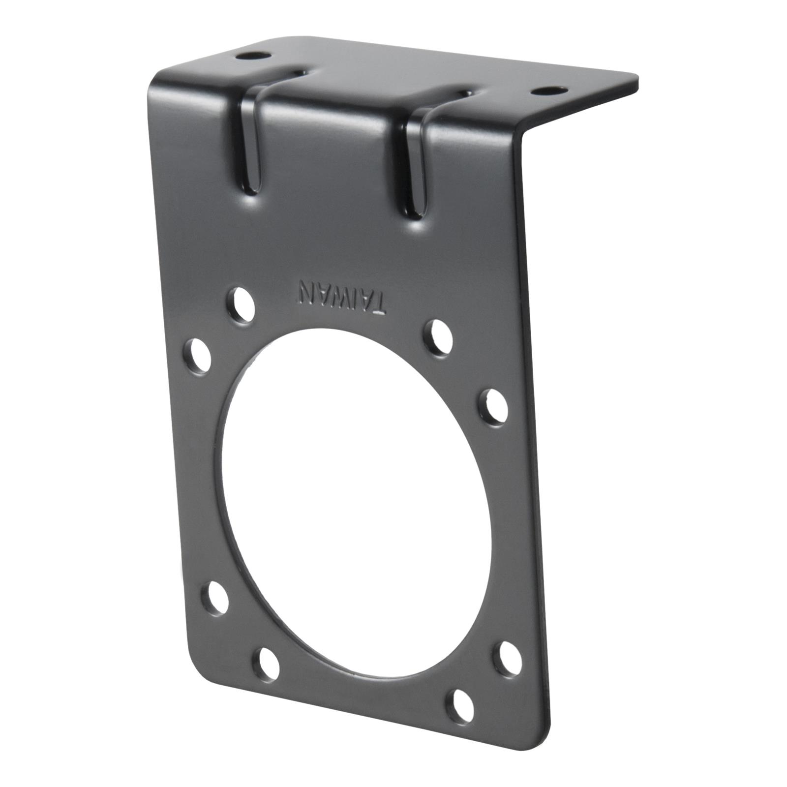 CURT Connector Brackets 58510 Vehicle Towing Harness Adapter Mounting Bracket, Bracket, 14 Gauge Steel, Black, 7 Pole, Car End, Each