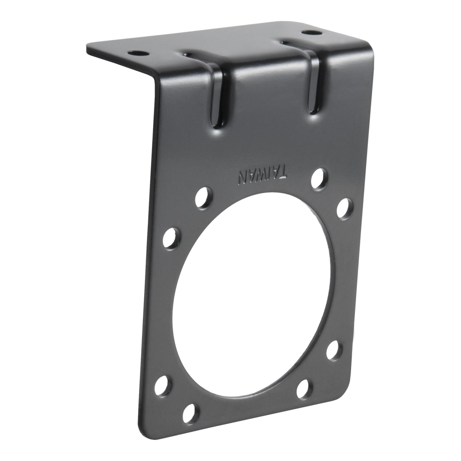 CURT Connector Brackets 58510 Vehicle Towing Harness Adapter Mounting Bracket, Bracket, 14 Gauge Steel, Black, 7 Pole, Car End, Each thumbnail 2