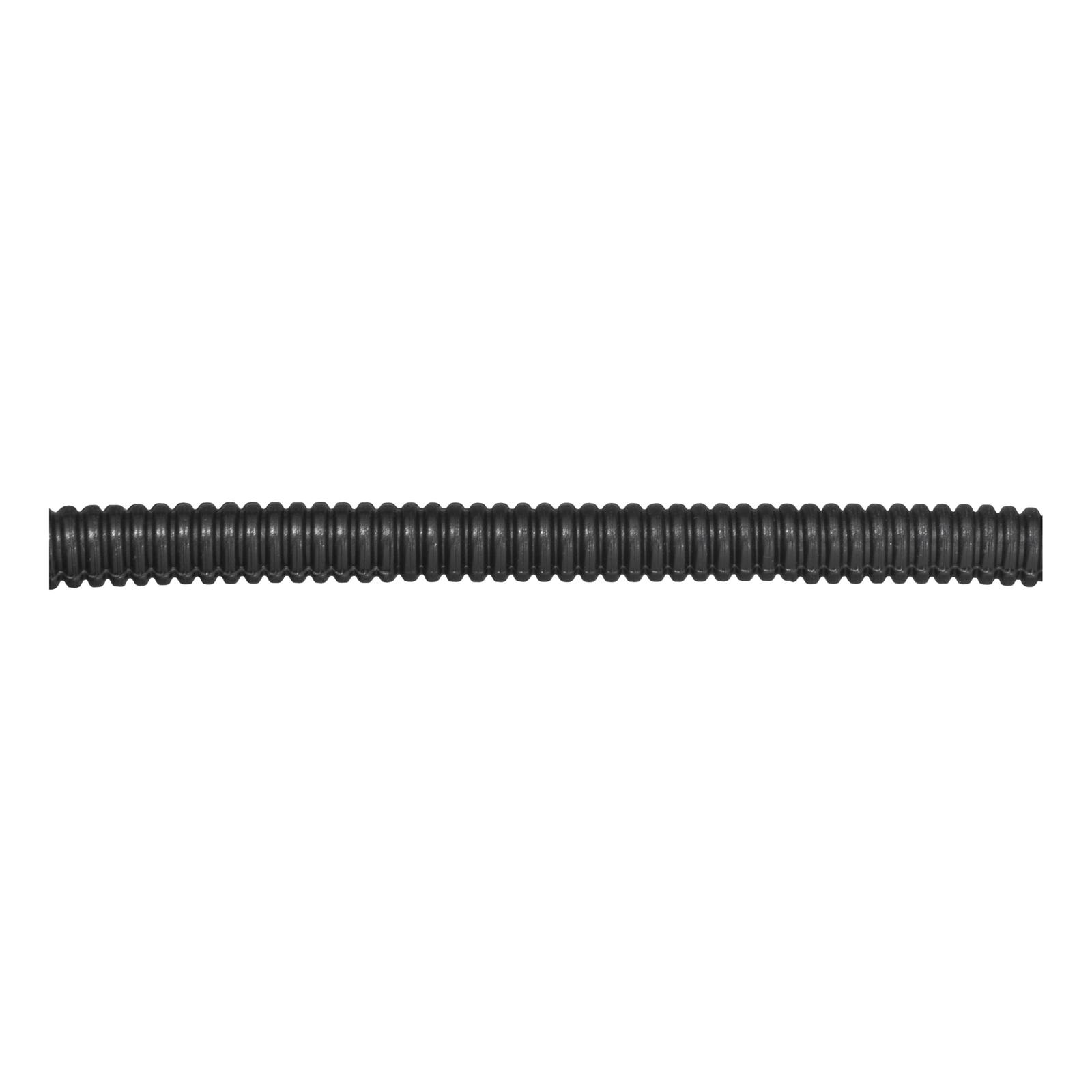 CURT Convoluted Slit Looms 58823 Wire Loom, Loom, Plastic, Black, 0.250 in. I.D., 1.0 ft. Length, Each