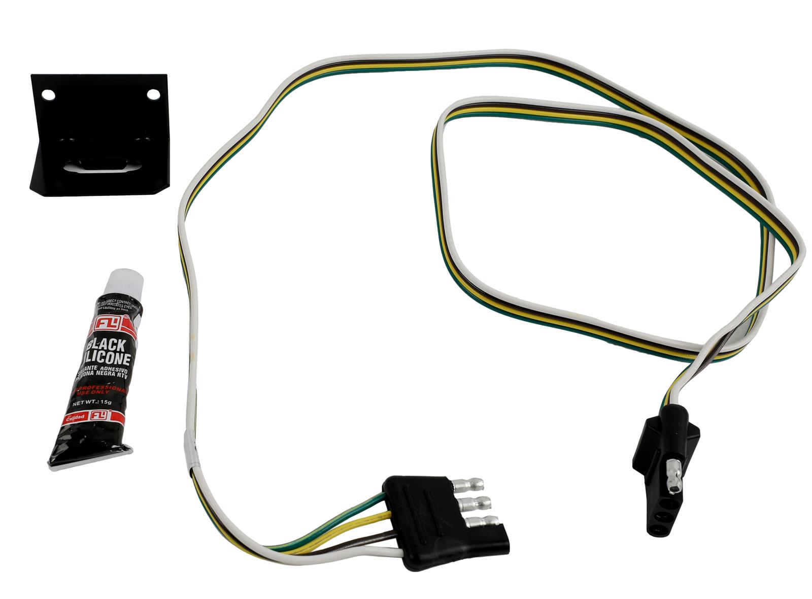 CURT Custom Wiring Connector Harnesses for 2013-2018 RAV4 - 58956 Vehicle Towing Harness Adapter, Trailer Kit, Towed-Vehicle RV Harness, 4-Way Flat, Toyota RAV4, Each thumbnail 6