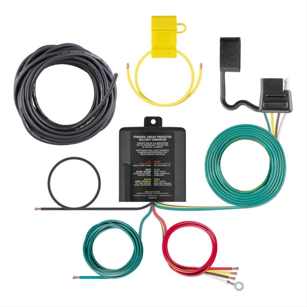 Curt Manufacturing Trailer Wiring Harnesses 59496 CUSTOM VEHICLE TO TRAILER WIRING HARNESS