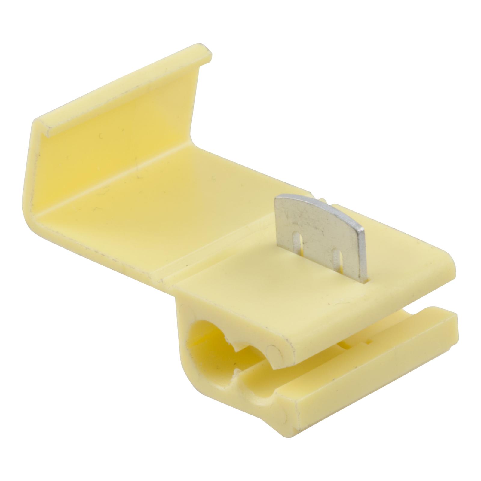 CURT Snap Locks 59905 Wiring Connectors, Locks, Scotch Lock Style, 10 To 12-gauge, Yellow, Set of 100 thumbnail 2