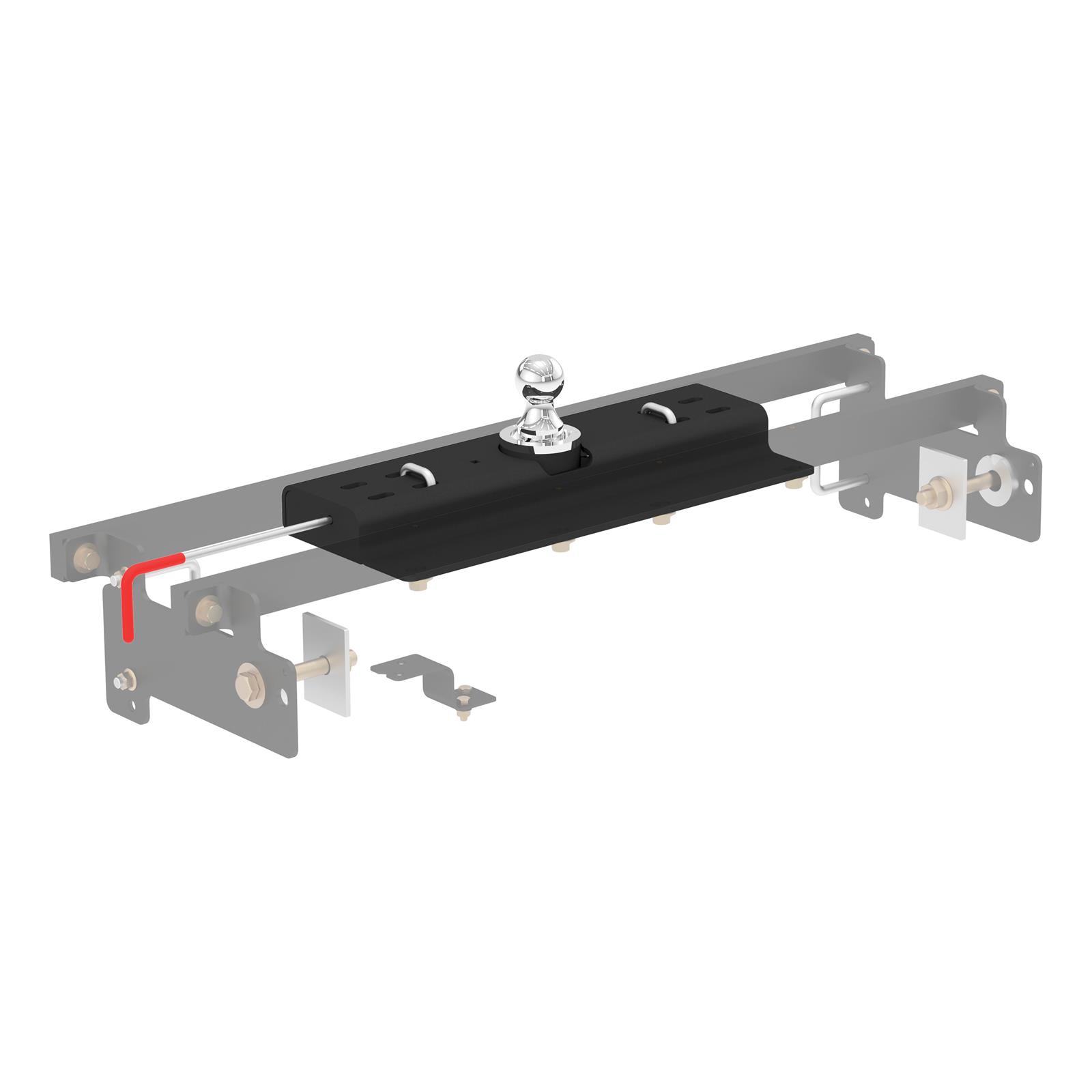 CURT Double-Lock Gooseneck Hitches 60615 Hitch, Double Lock, Powdercoated, Chevy, GMC, Each thumbnail 7