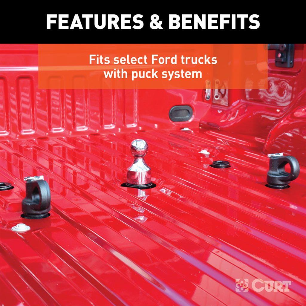CURT Gooseneck Hitch Balls 60627 Trailer Ball, 2-5/16" OEM-Style Ball, 38,000 lbs. thumbnail 6