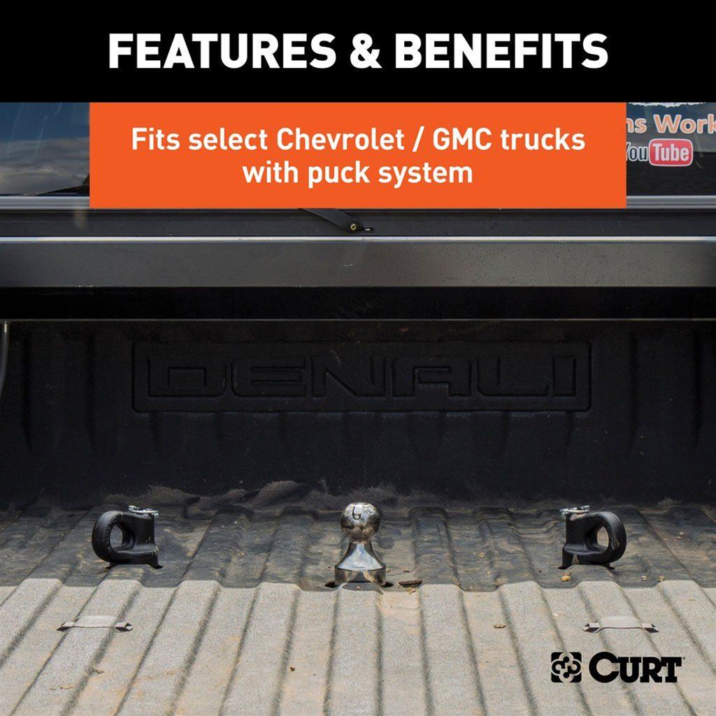 CURT Gooseneck Hitch Balls 60627 Trailer Ball, 2-5/16" OEM-Style Ball, 38,000 lbs. thumbnail 5