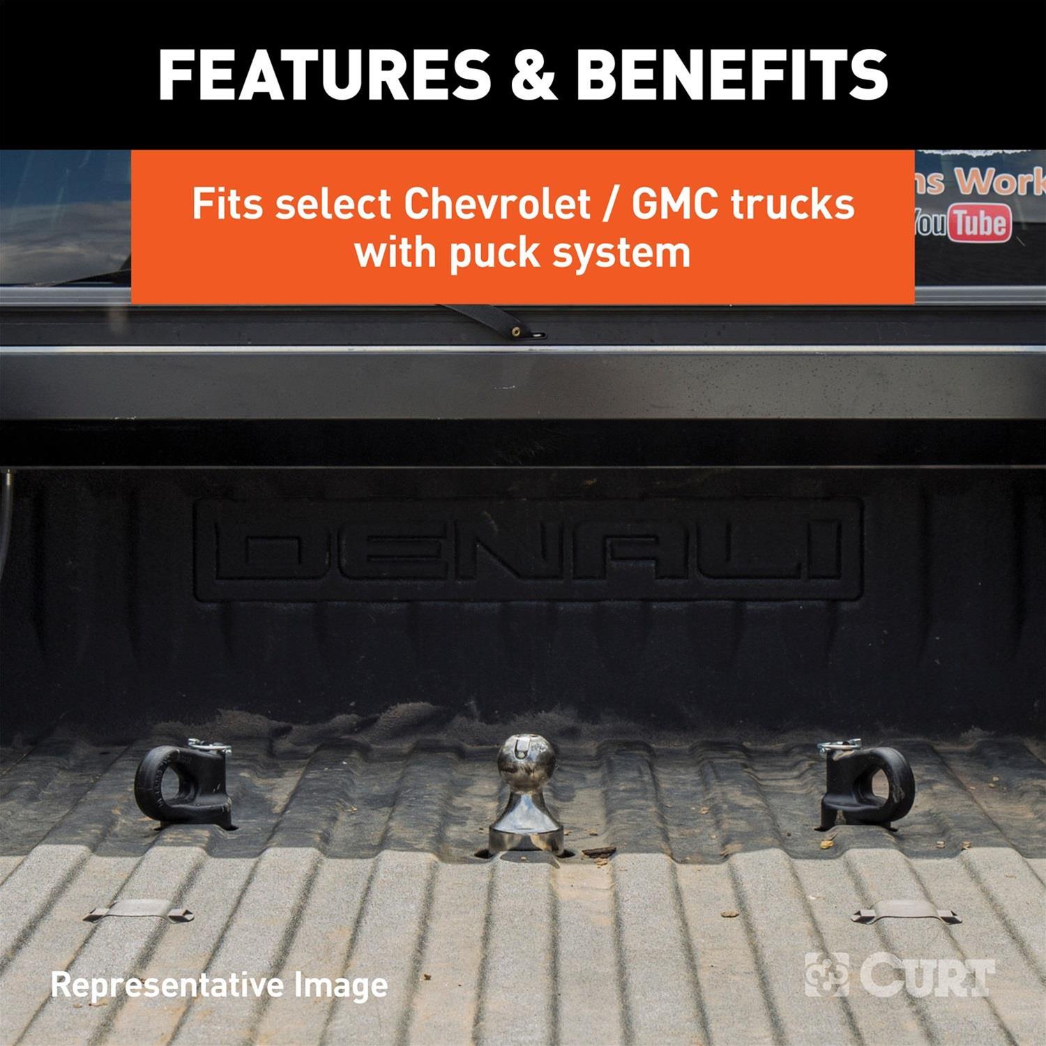Curt Manufacturing Hitch Balls 60634 Gooseneck Trailer Ball, 3" OEM-Style Gooseneck Ball, 38,000 lbs. thumbnail 8