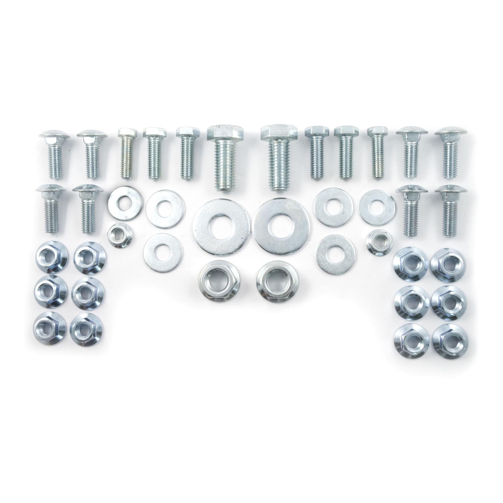 CURT Gooseneck Under-Bed Installation Kits for 1997-2003 F-150, 2004 F-150 HERITAGE, 1997-1999 F-250 - 60637 Hitch Mounting Kit, Steel, Black Powdercoated, 30,000 GTW, Ford, Kit