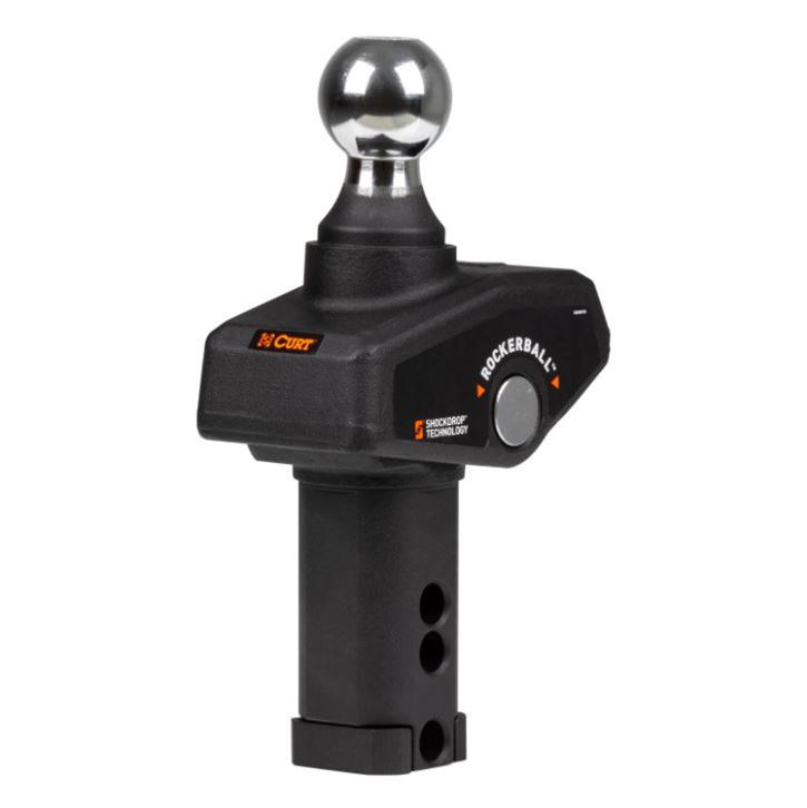 CURT Rockerball Cushioned Hitch Trailer Balls 60654 Ball, Gooseneck Rockerball, Steel, Chome Ball, 2 5/16 in. Ball, 30,000 lbs., Each thumbnail 2